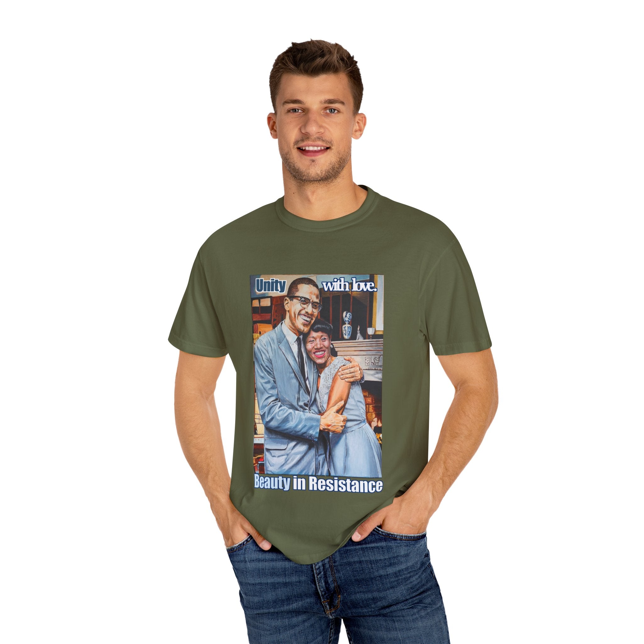 Represent like a true power couple in this Malcolm and Betty Shabazz T shirt