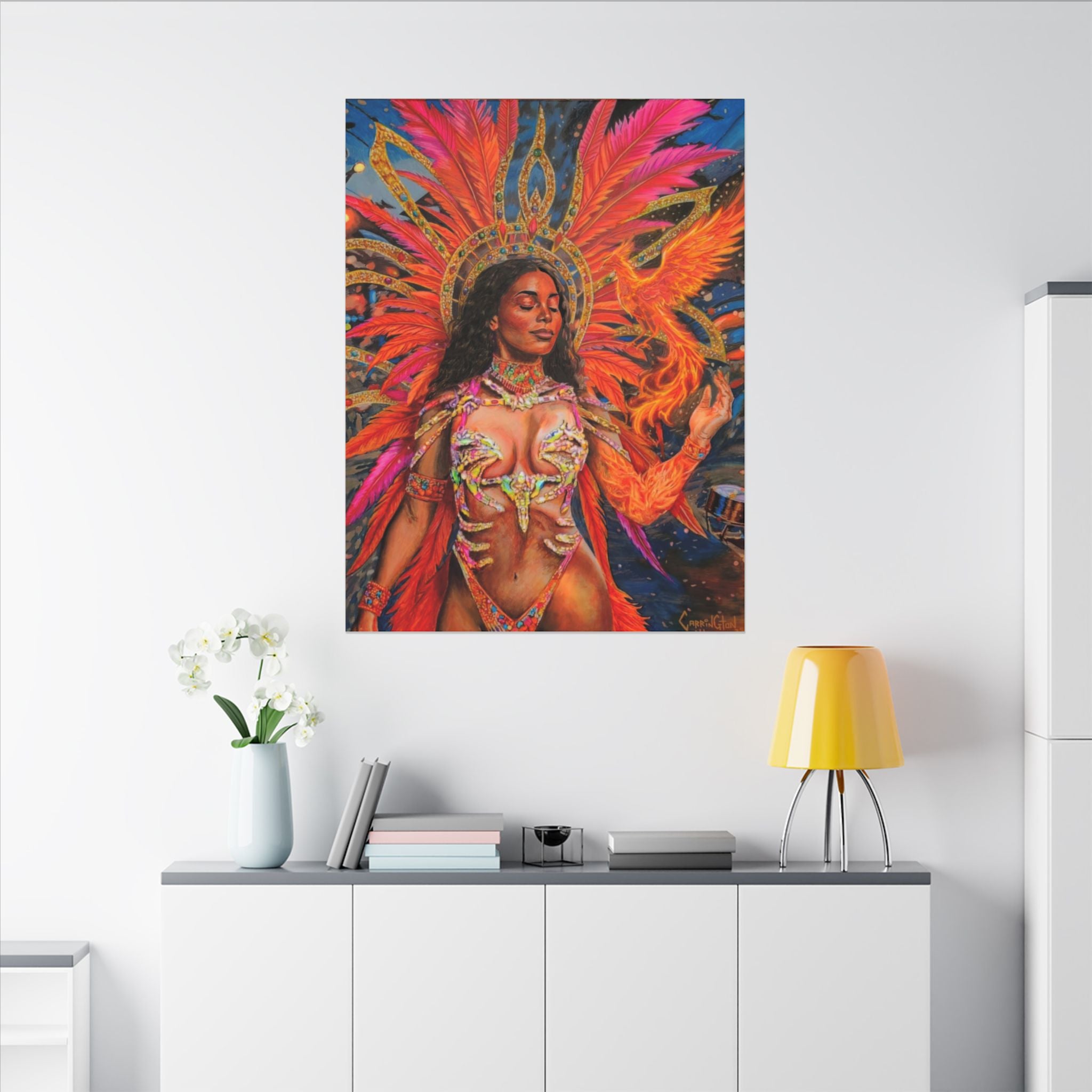 Pretty Phoenix print 36"X48"