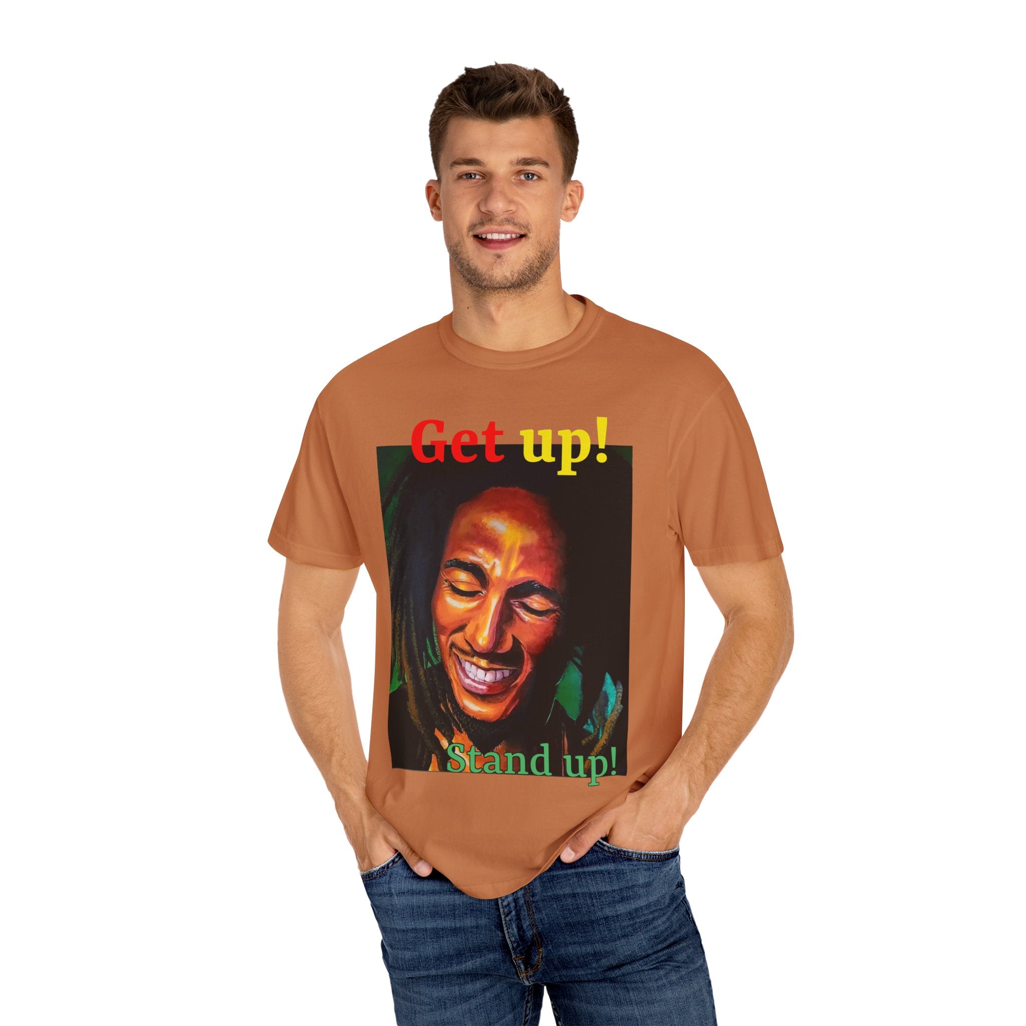 Get up Stand up! with this Bob Nesta Marley T-shirt