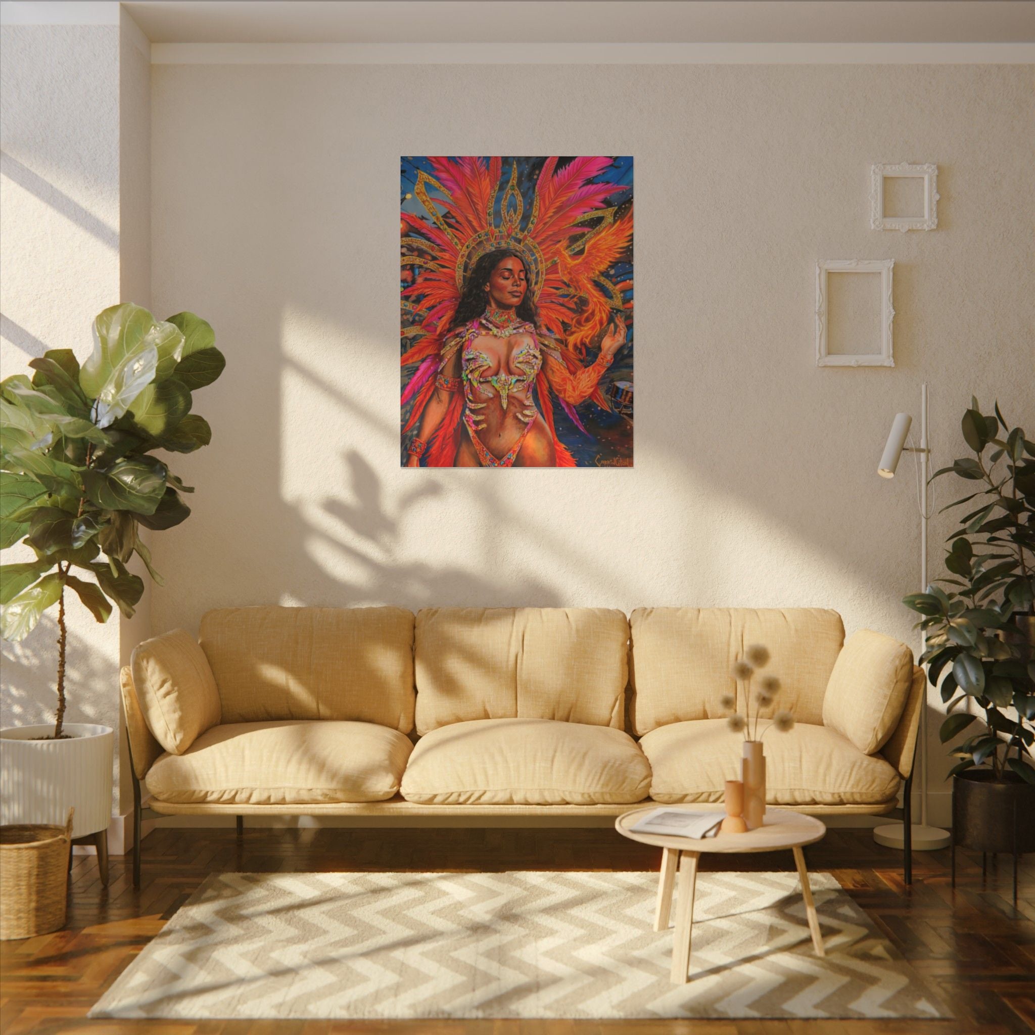 Pretty Phoenix print 36"X48"