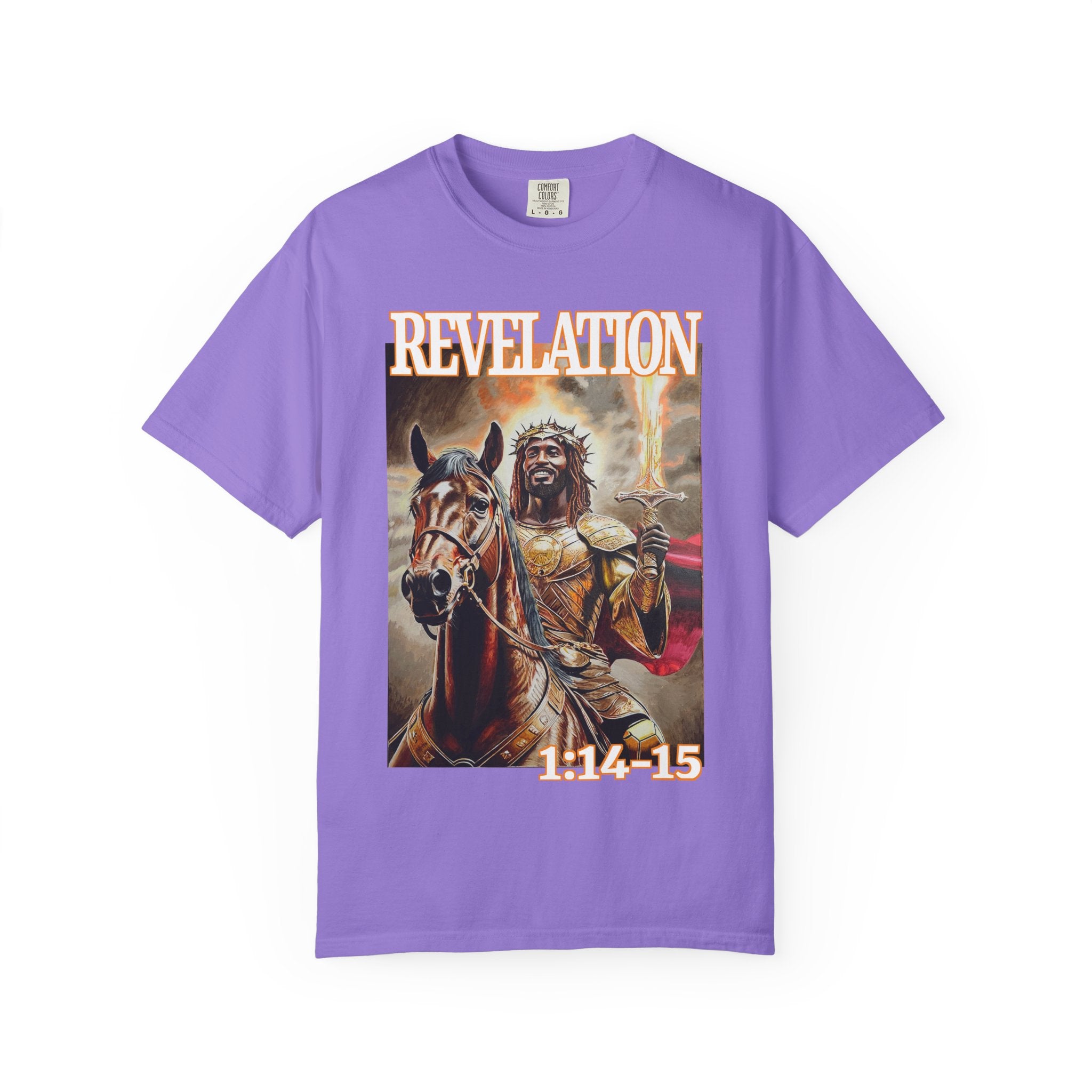 Celebrate the life and resurrection of Jesus Christ when wearing this T shirt