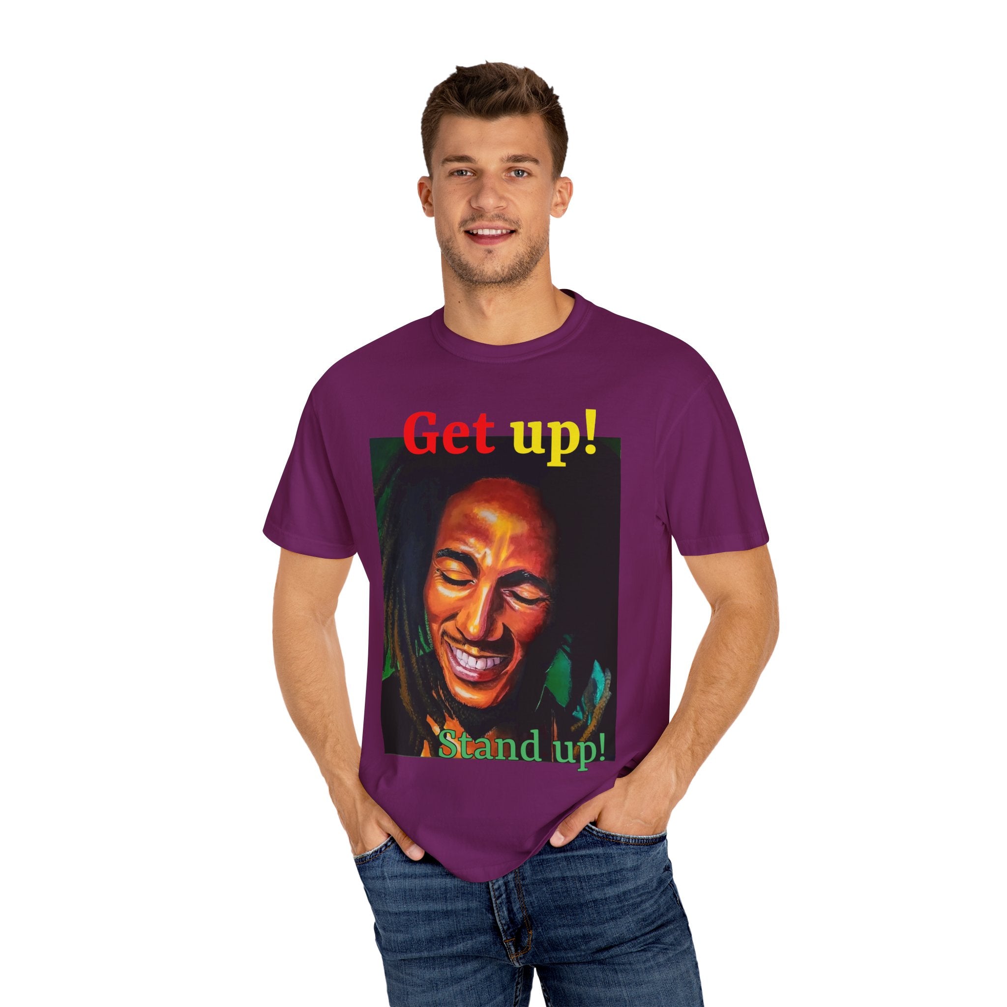 Get up Stand up! with this Bob Nesta Marley T-shirt