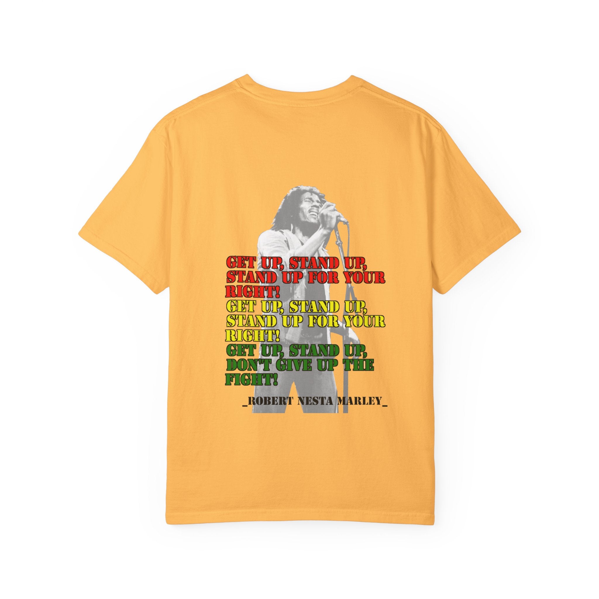 Get up Stand up! with this Bob Nesta Marley T-shirt