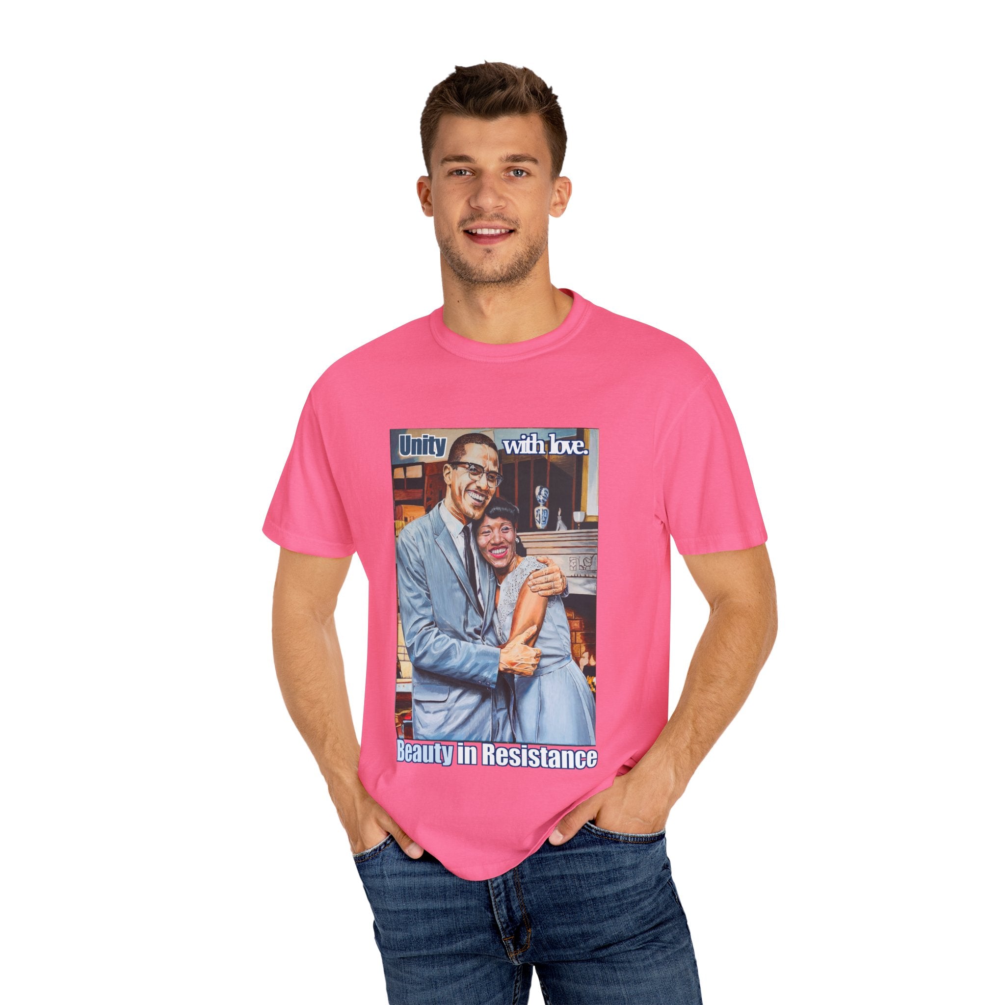 Represent like a true power couple in this Malcolm and Betty Shabazz T shirt