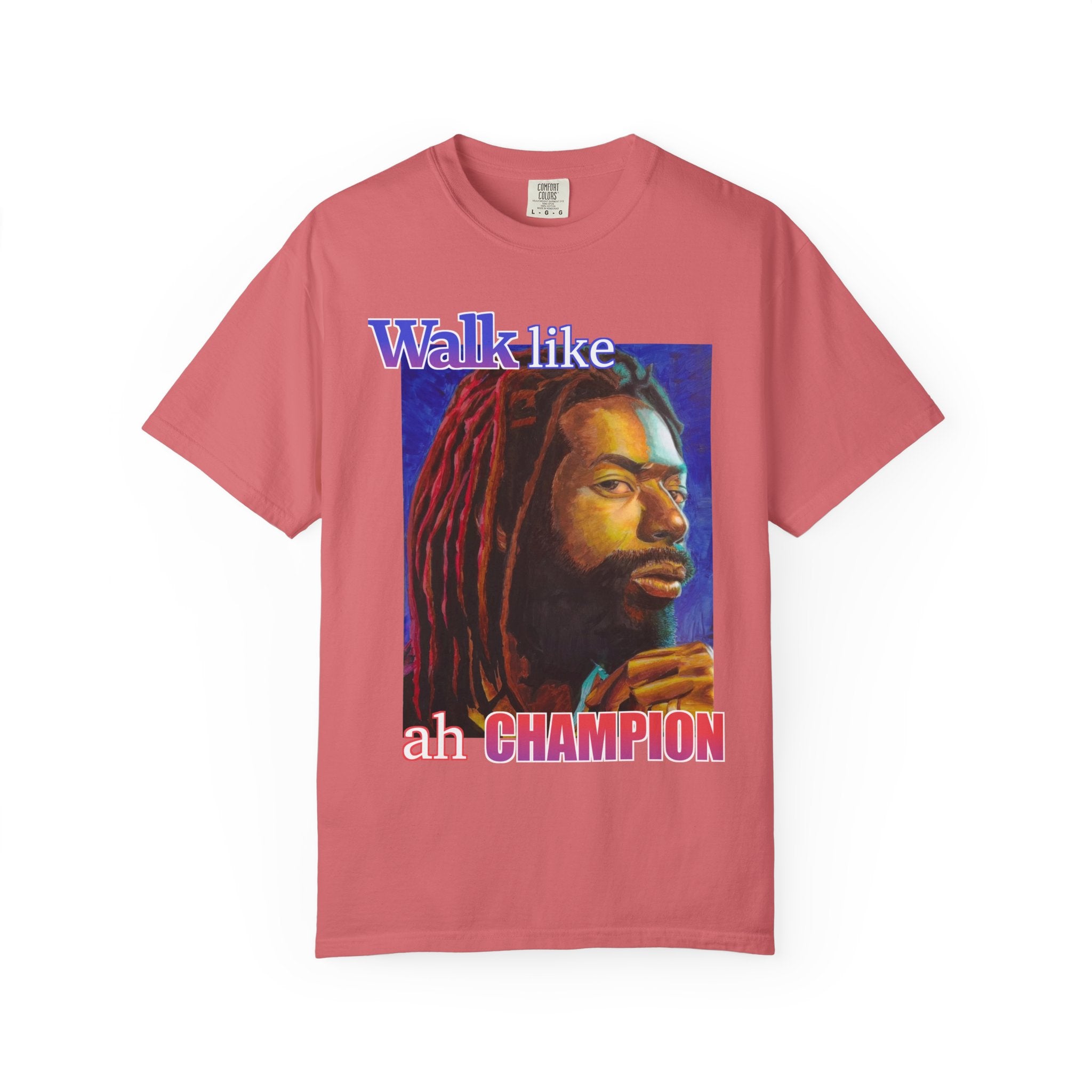 Walk like ah Champion with this Buju Banton T Shirt