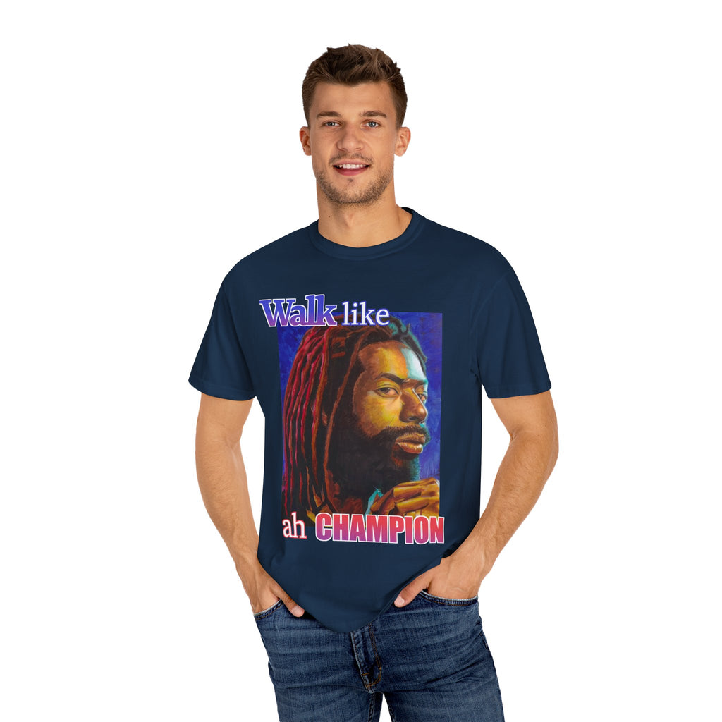 Walk like ah Champion with this Buju Banton T Shirt