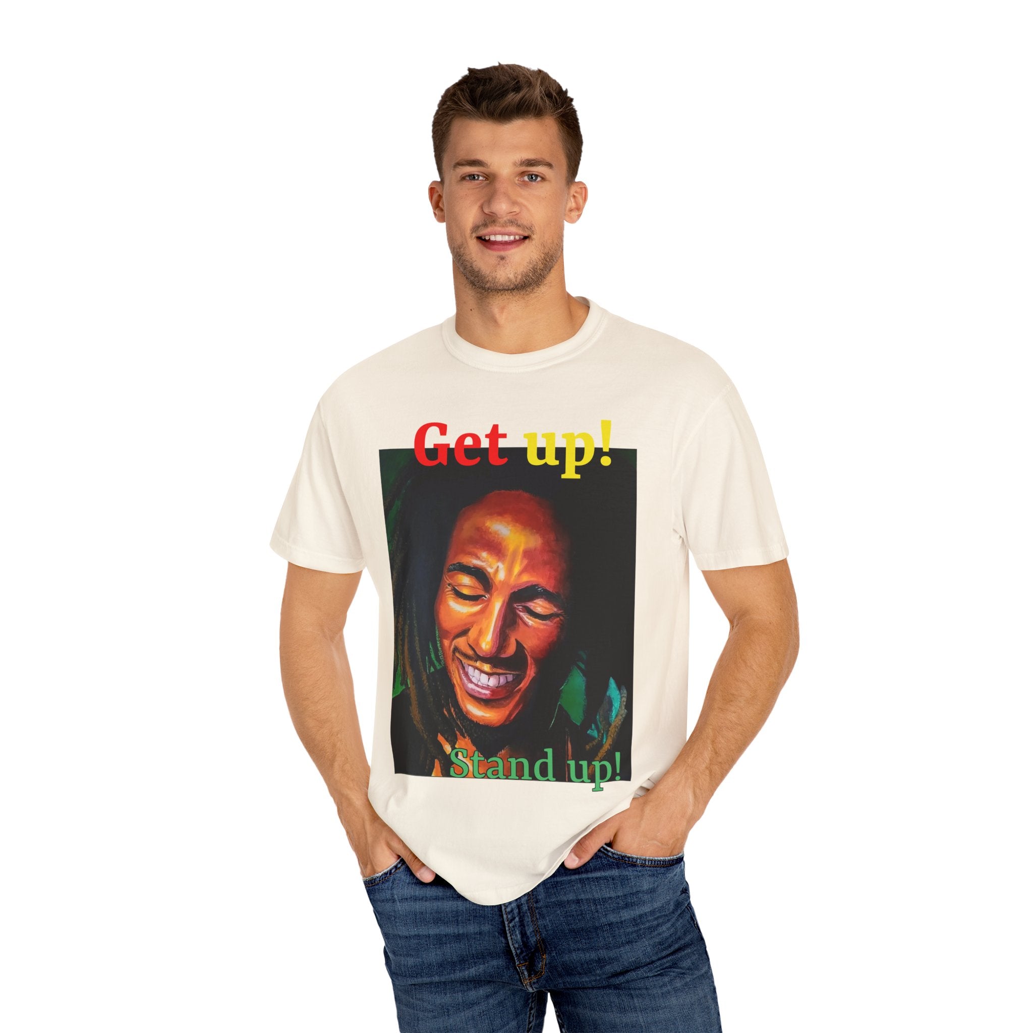 Get up Stand up! with this Bob Nesta Marley T-shirt