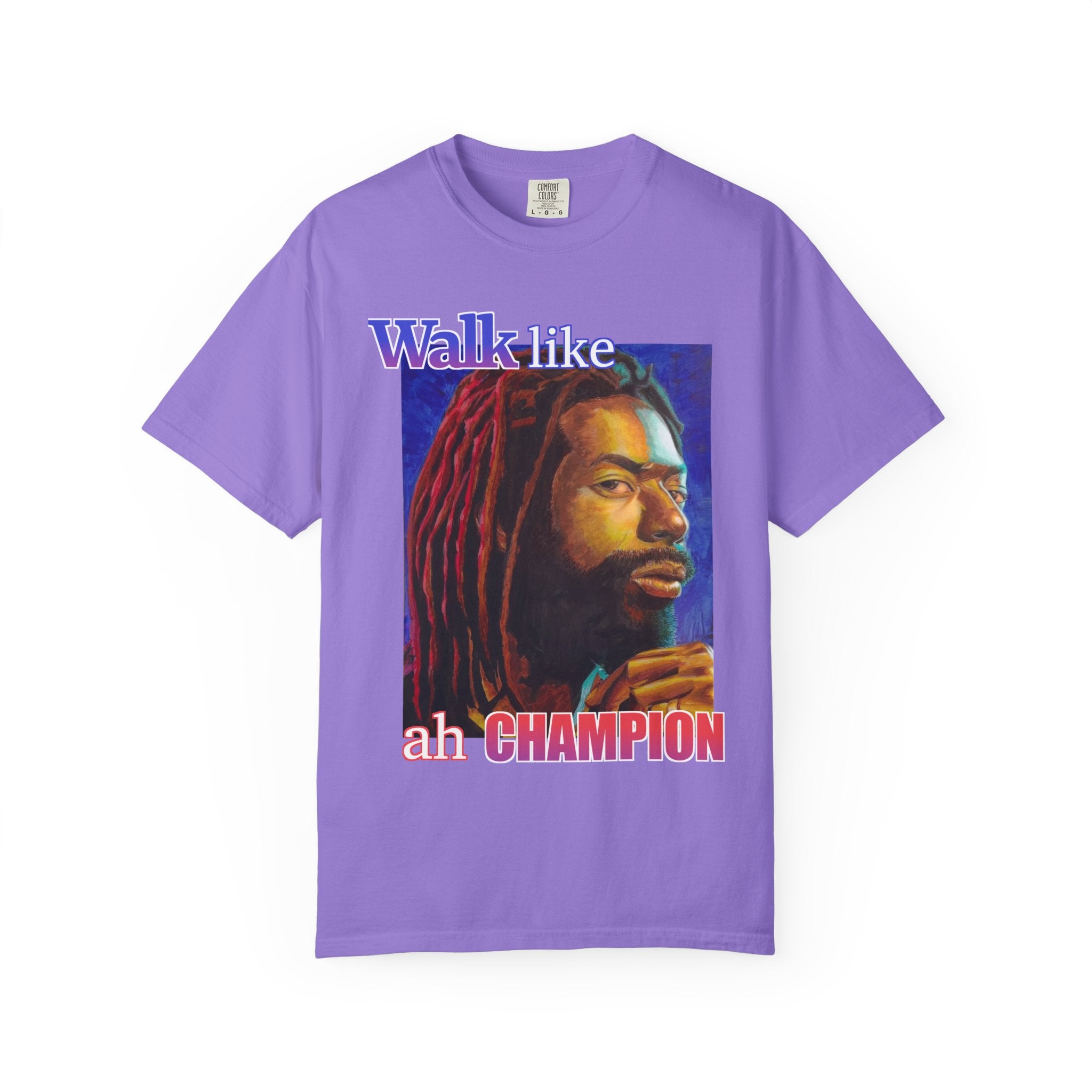 Walk like ah Champion with this Buju Banton T Shirt