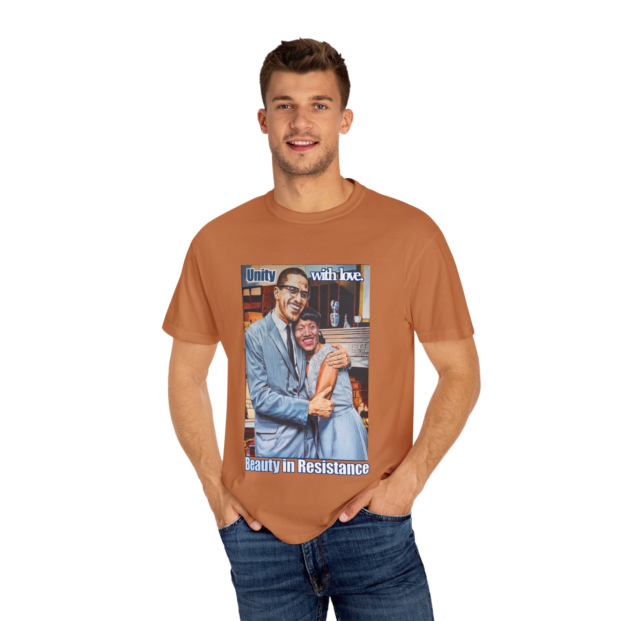 Represent like a true power couple in this Malcolm and Betty Shabazz T shirt