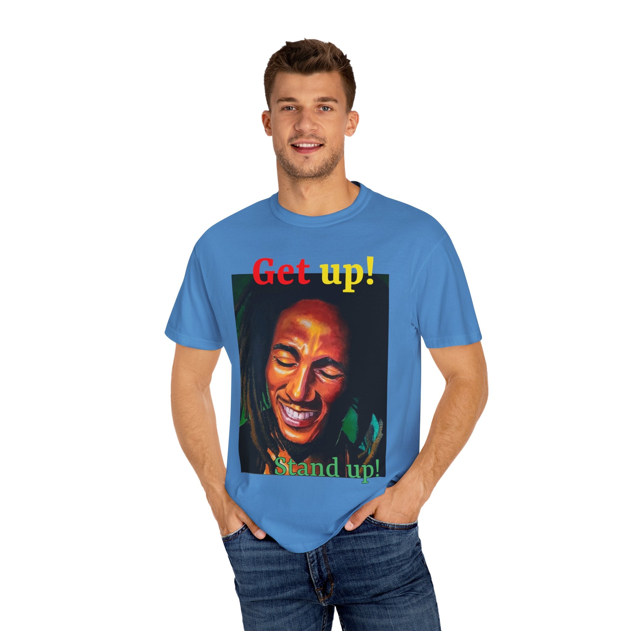 Get up Stand up! with this Bob Nesta Marley T-shirt