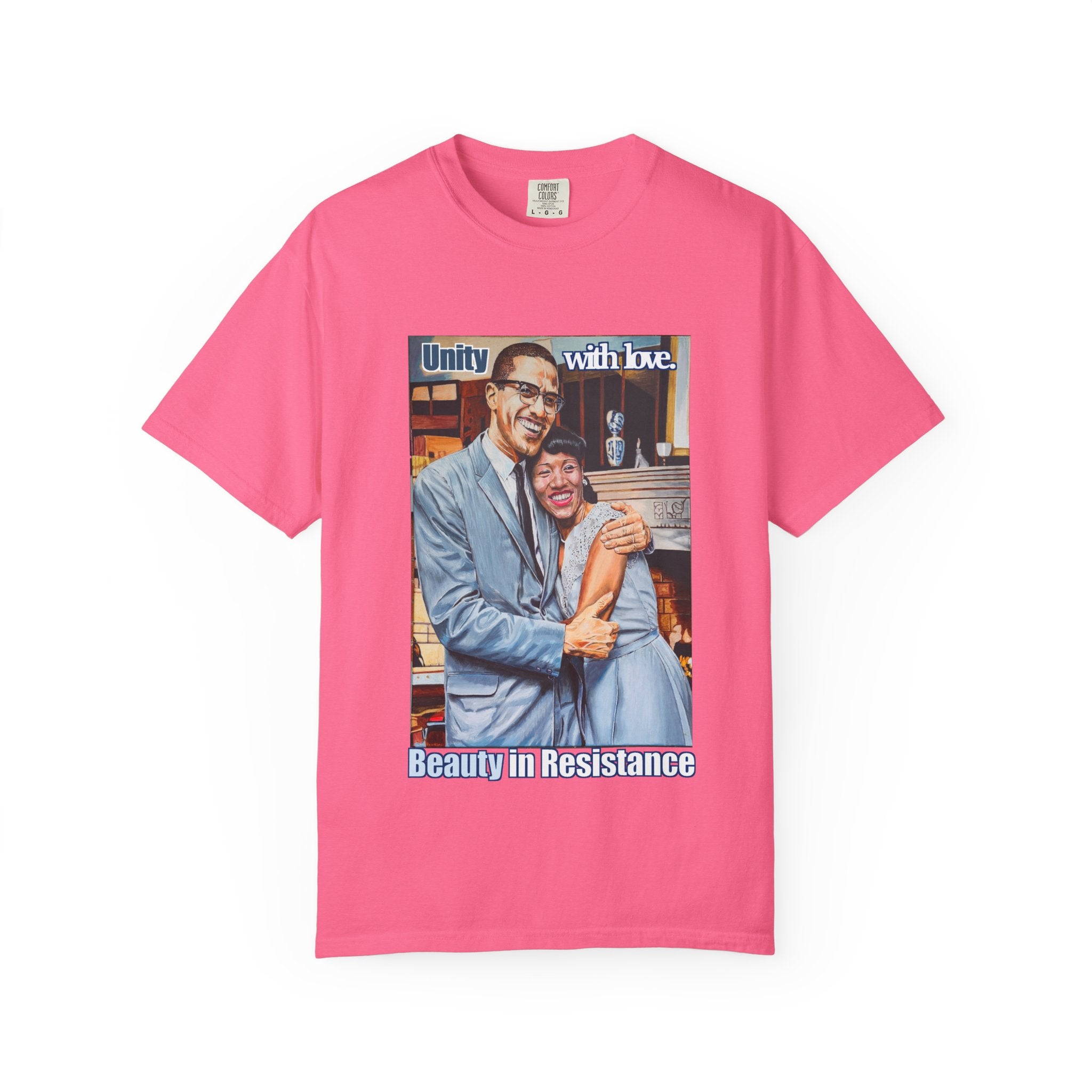 Represent like a true power couple in this Malcolm and Betty Shabazz T shirt