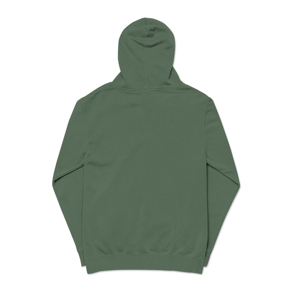 Trinidad Flag Distressed Hoodie — Vintage Pigment-Dyed Pullover