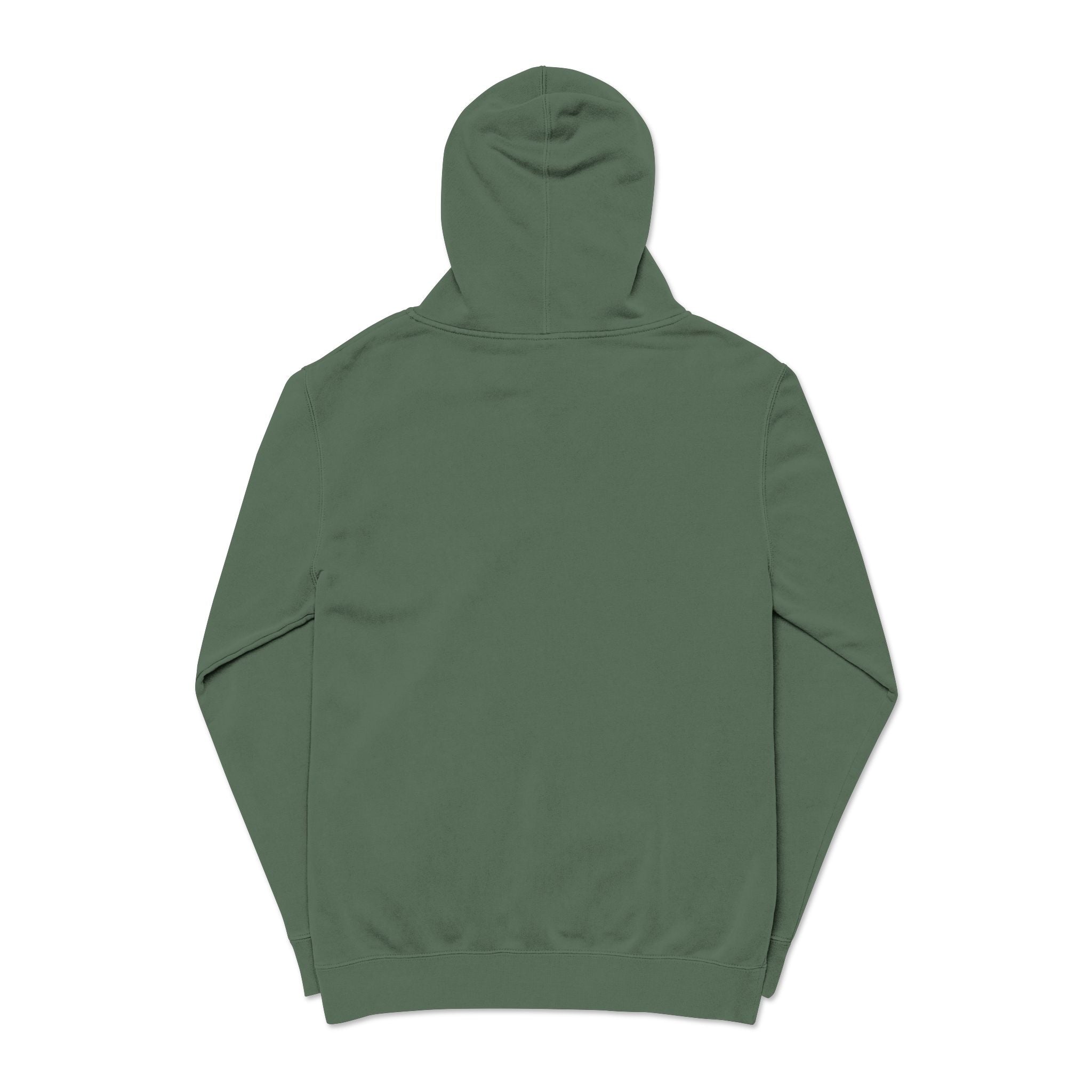 Trinidad Flag Distressed Hoodie — Vintage Pigment-Dyed Pullover