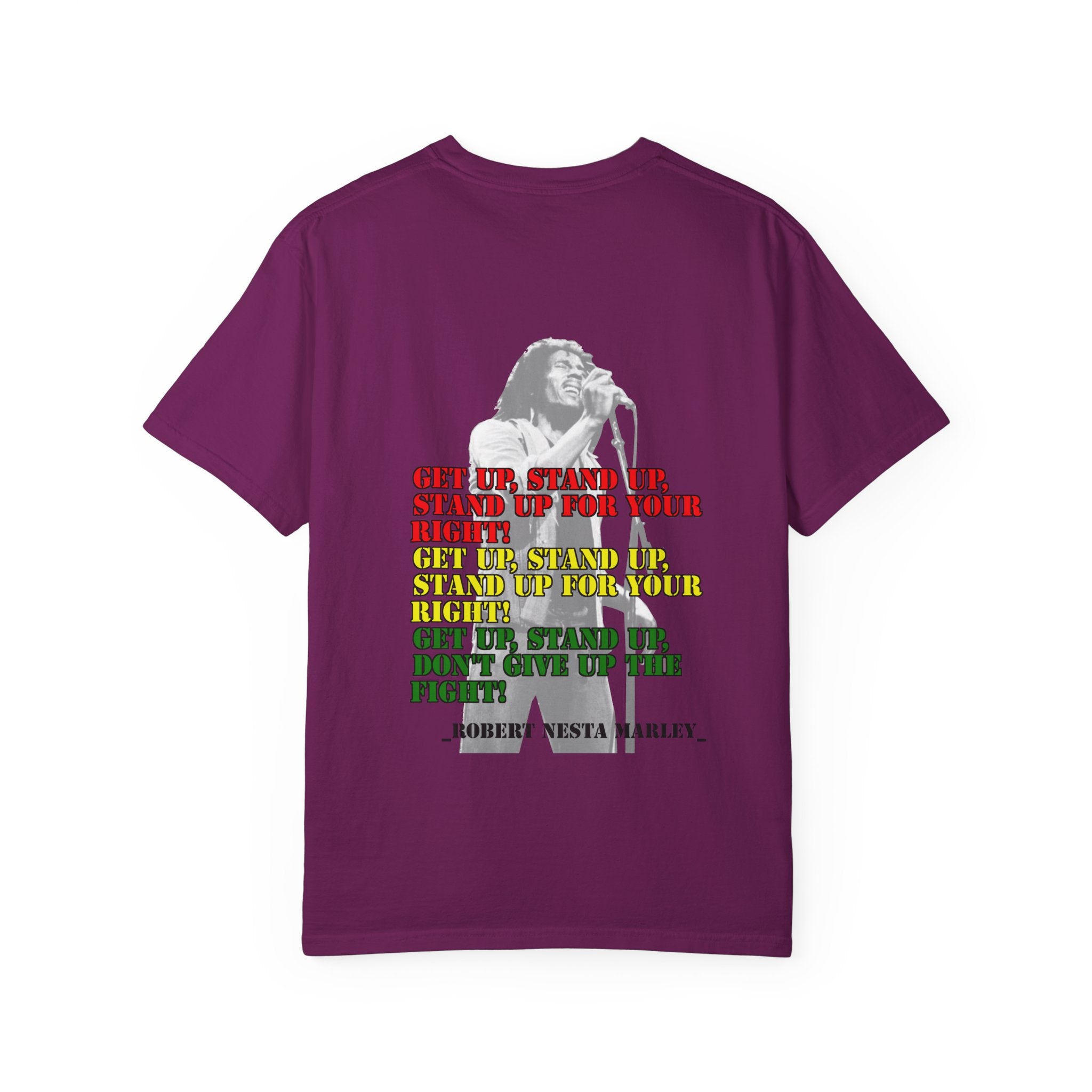 Get up Stand up! with this Bob Nesta Marley T-shirt