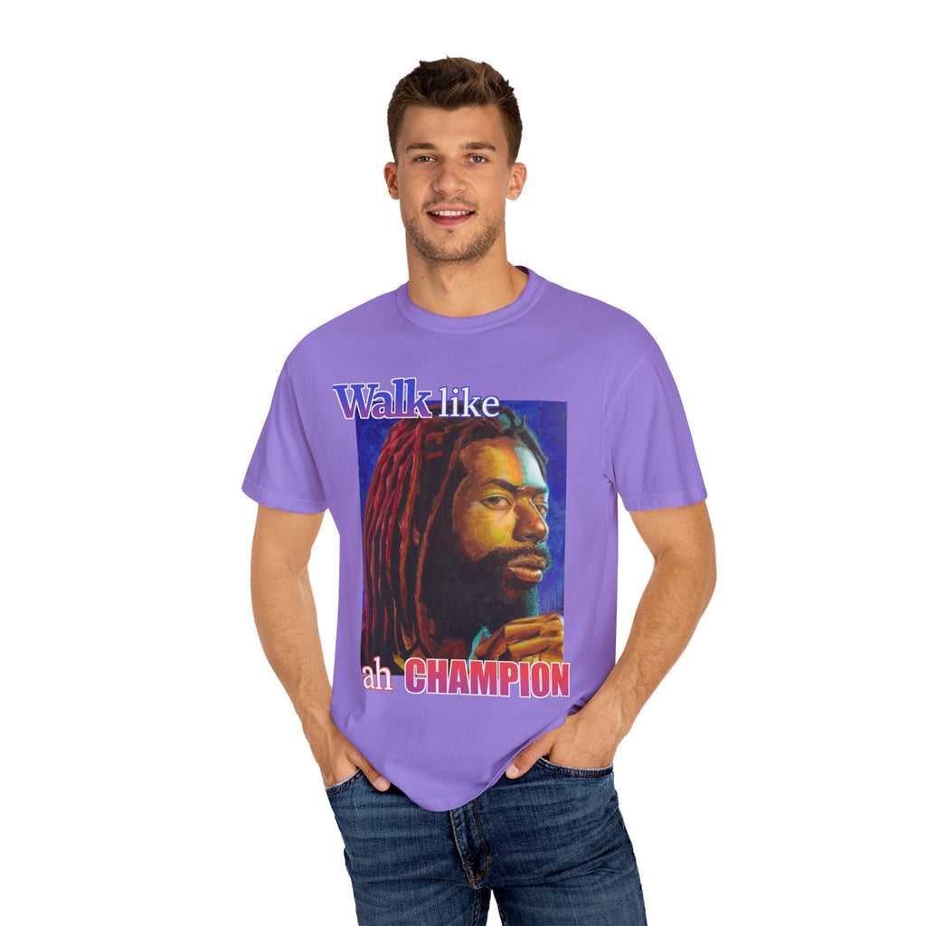 Walk like ah Champion with this Buju Banton T Shirt