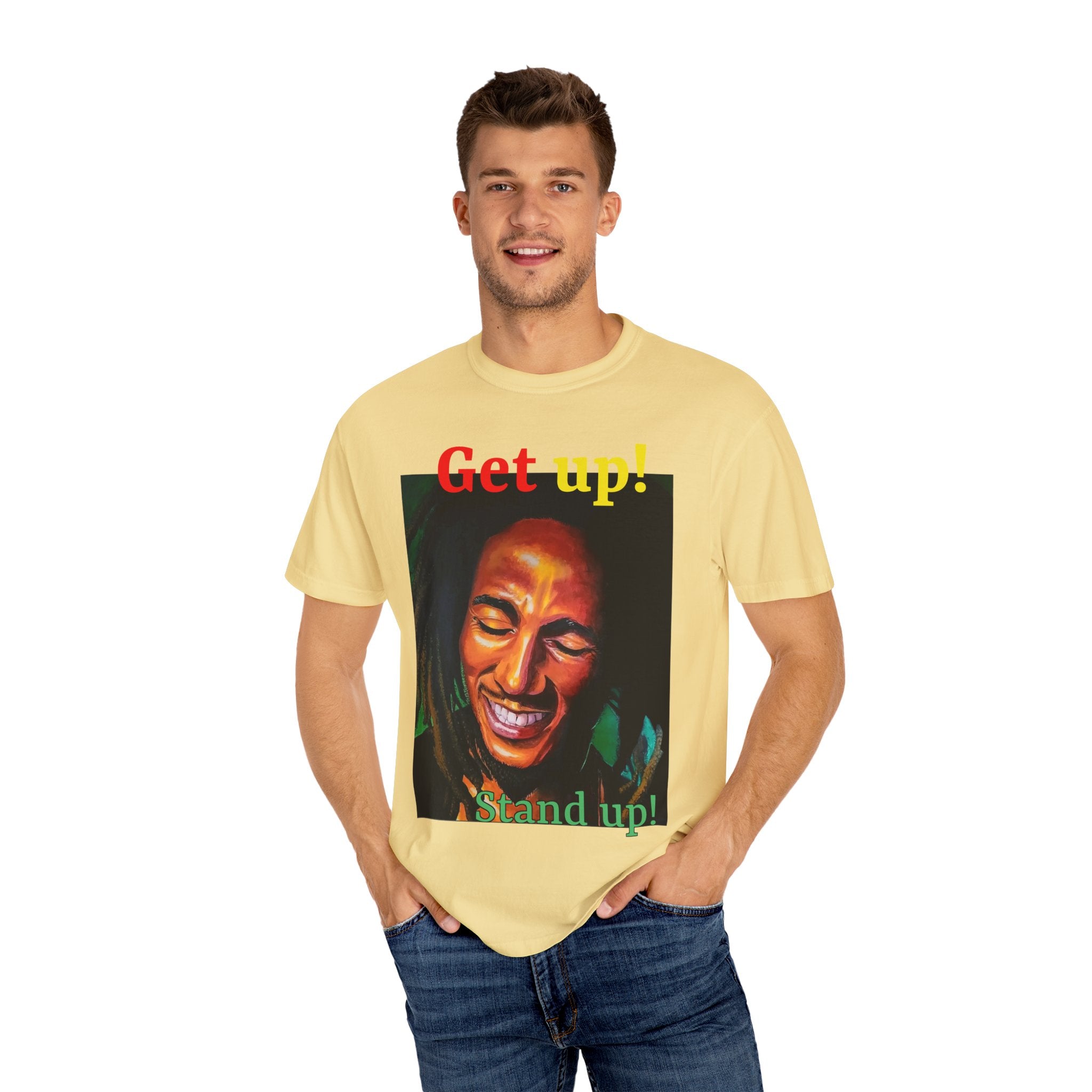 Get up Stand up! with this Bob Nesta Marley T-shirt