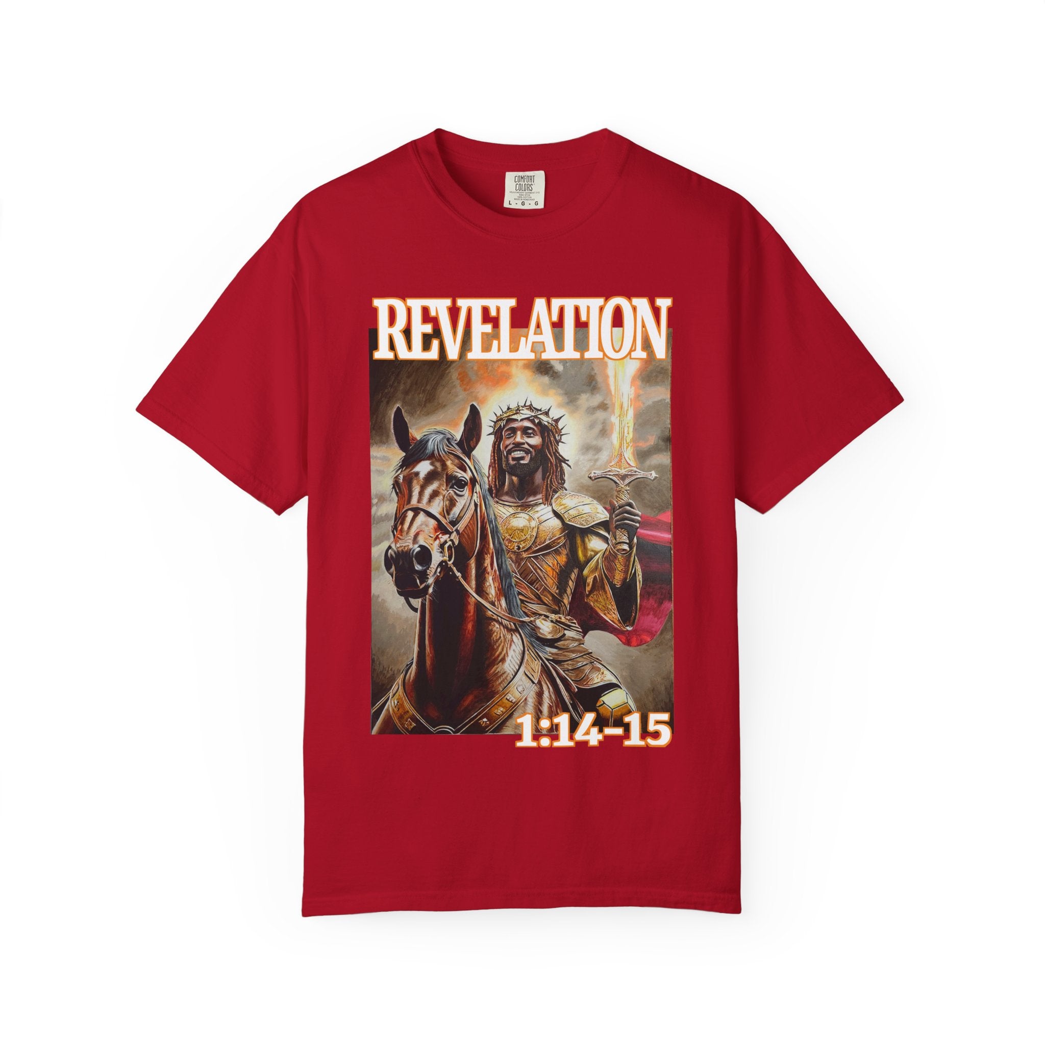 Celebrate the life and resurrection of Jesus Christ when wearing this T shirt