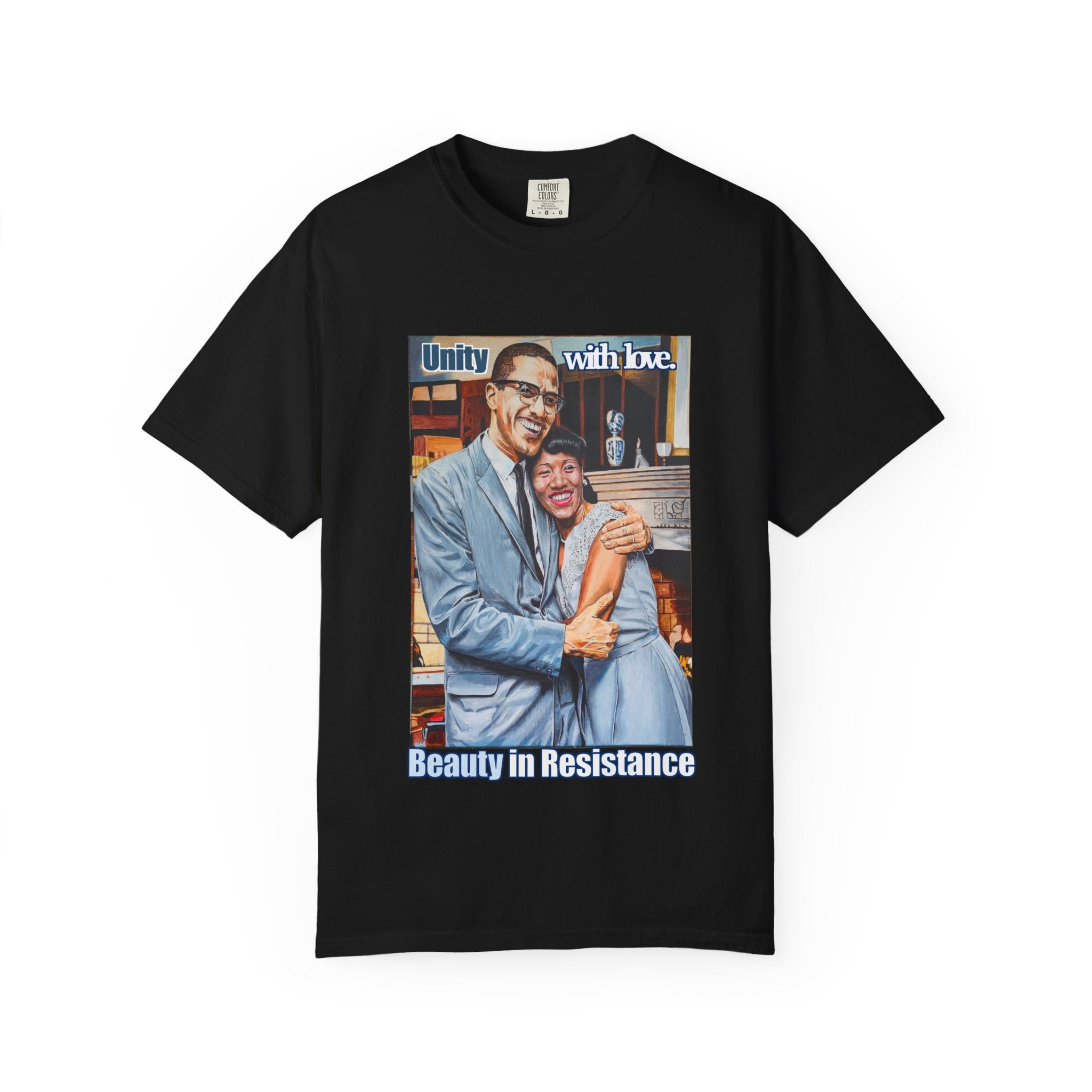 Represent like a true power couple in this Malcolm and Betty Shabazz T shirt