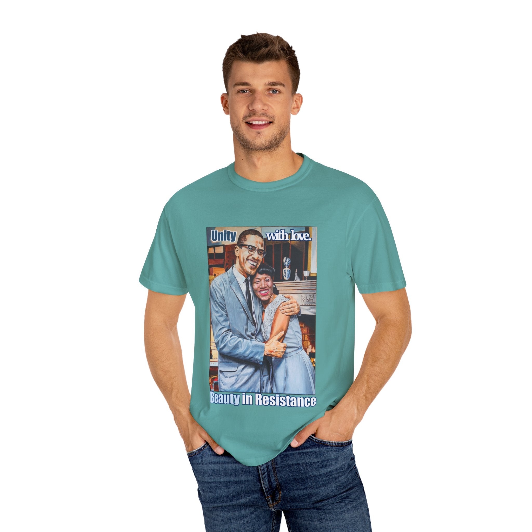 Represent like a true power couple in this Malcolm and Betty Shabazz T shirt