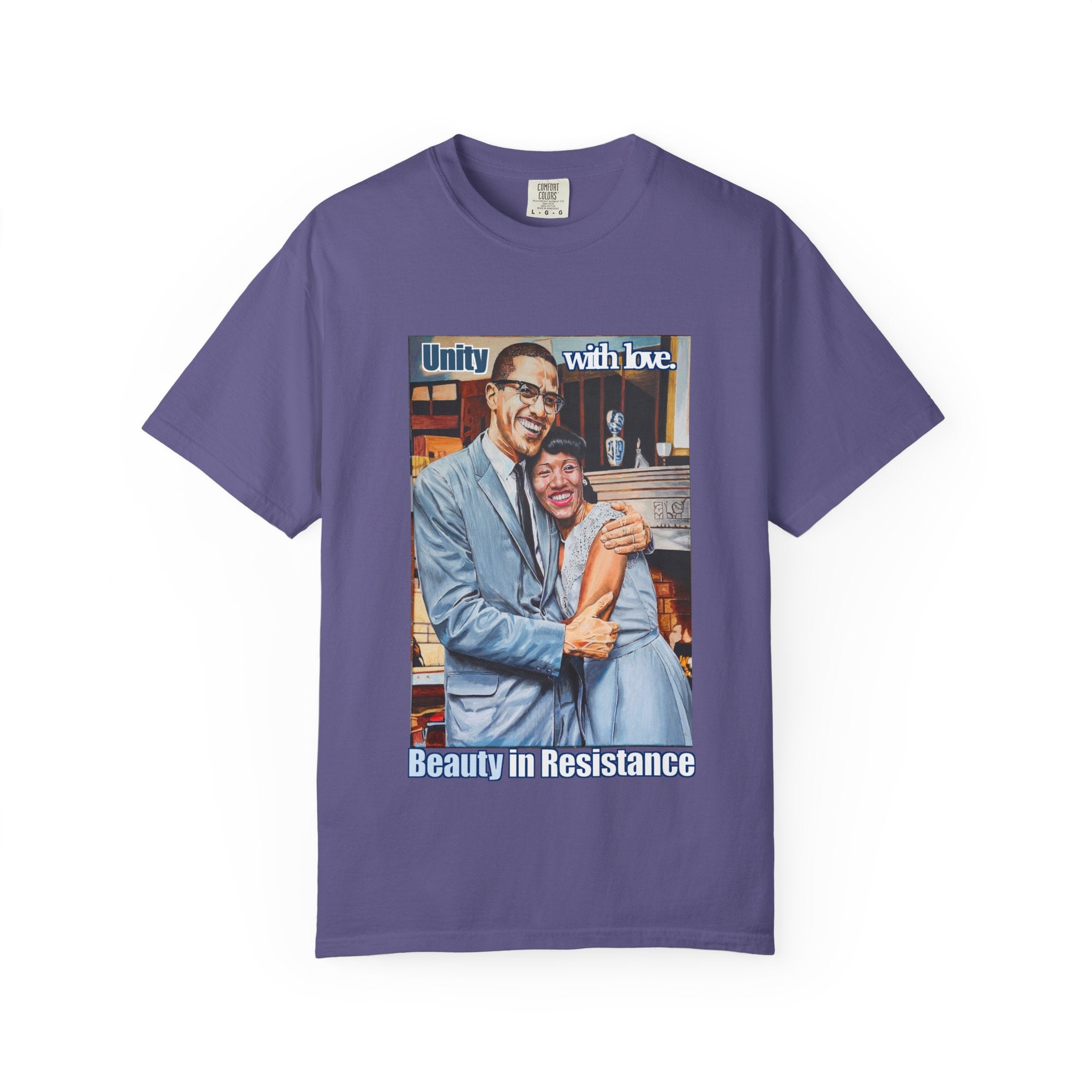 Represent like a true power couple in this Malcolm and Betty Shabazz T shirt