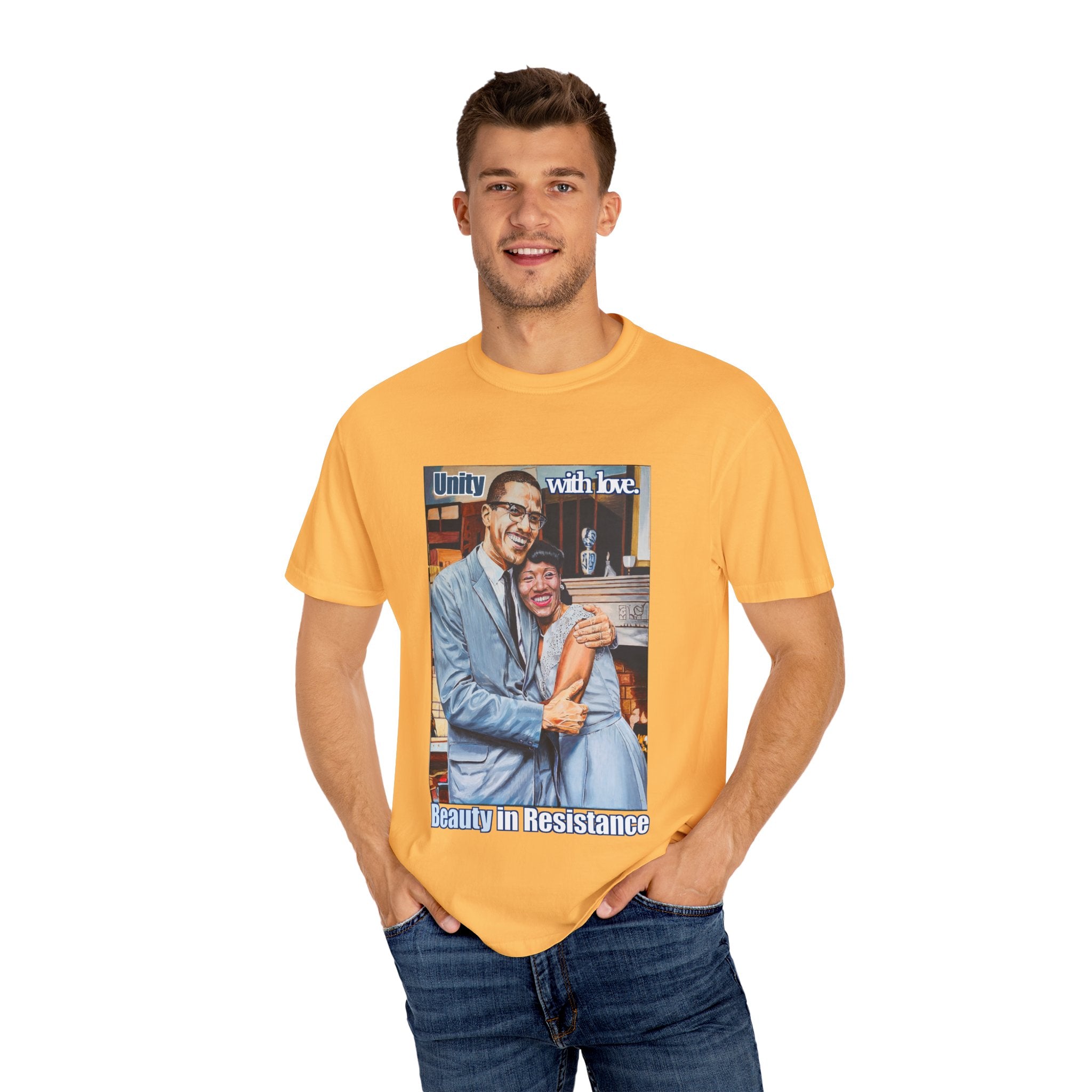 Represent like a true power couple in this Malcolm and Betty Shabazz T shirt