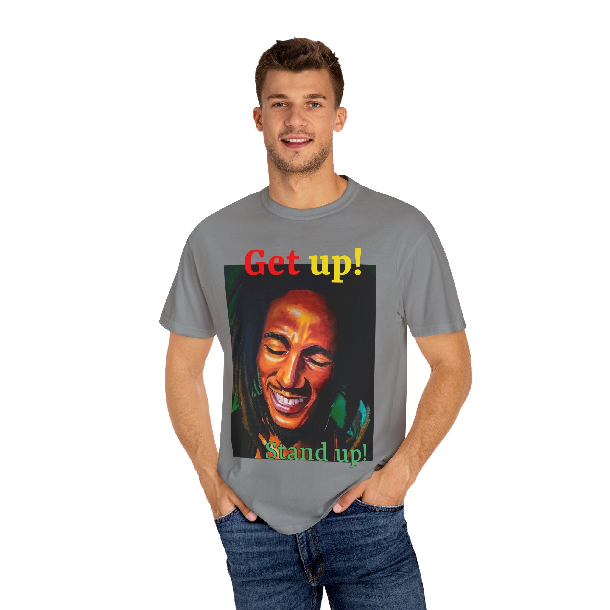 Get up Stand up! with this Bob Nesta Marley T-shirt