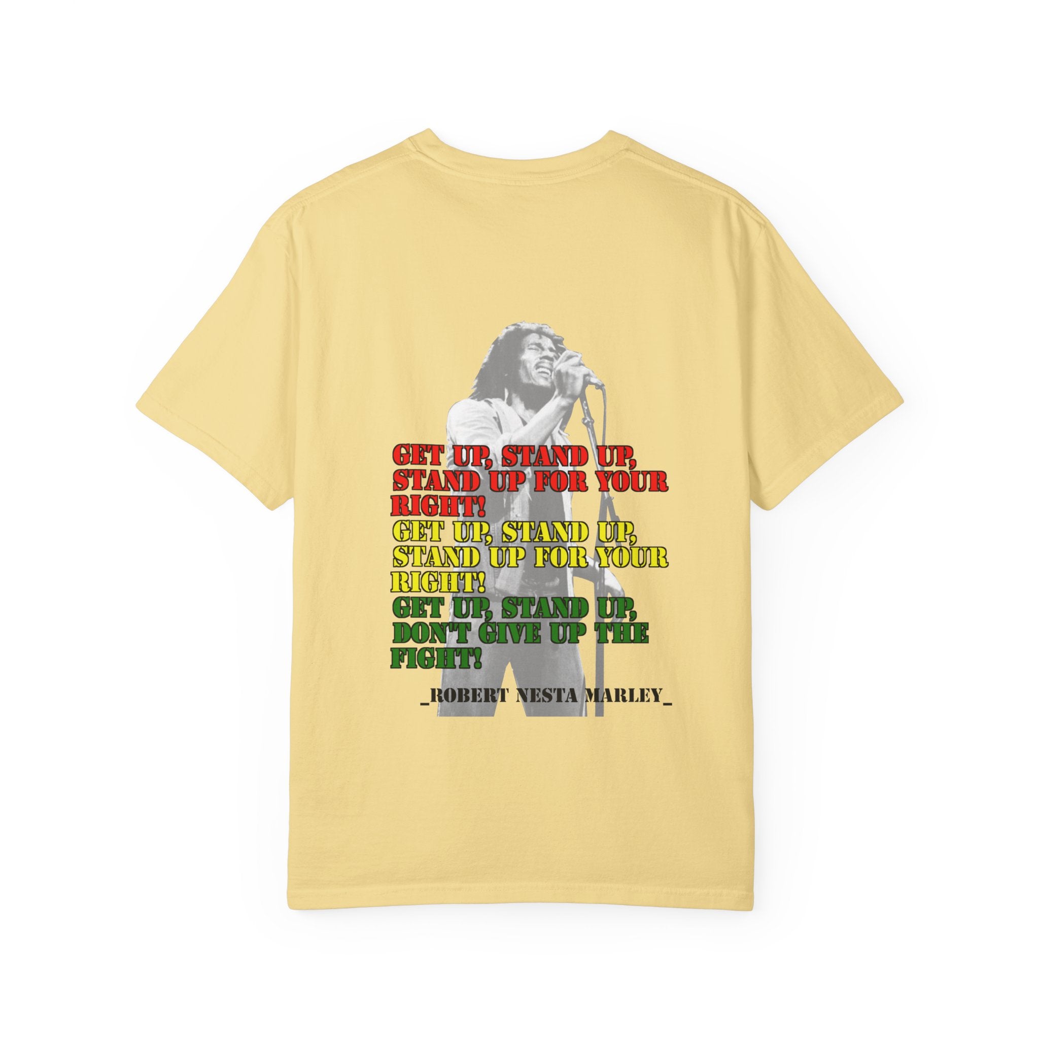Get up Stand up! with this Bob Nesta Marley T-shirt