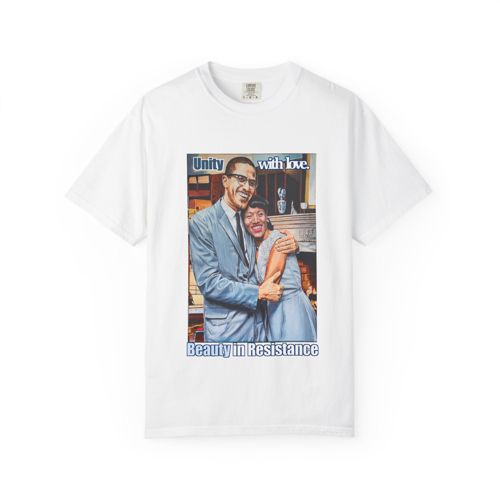 Represent like a true power couple in this Malcolm and Betty Shabazz T shirt