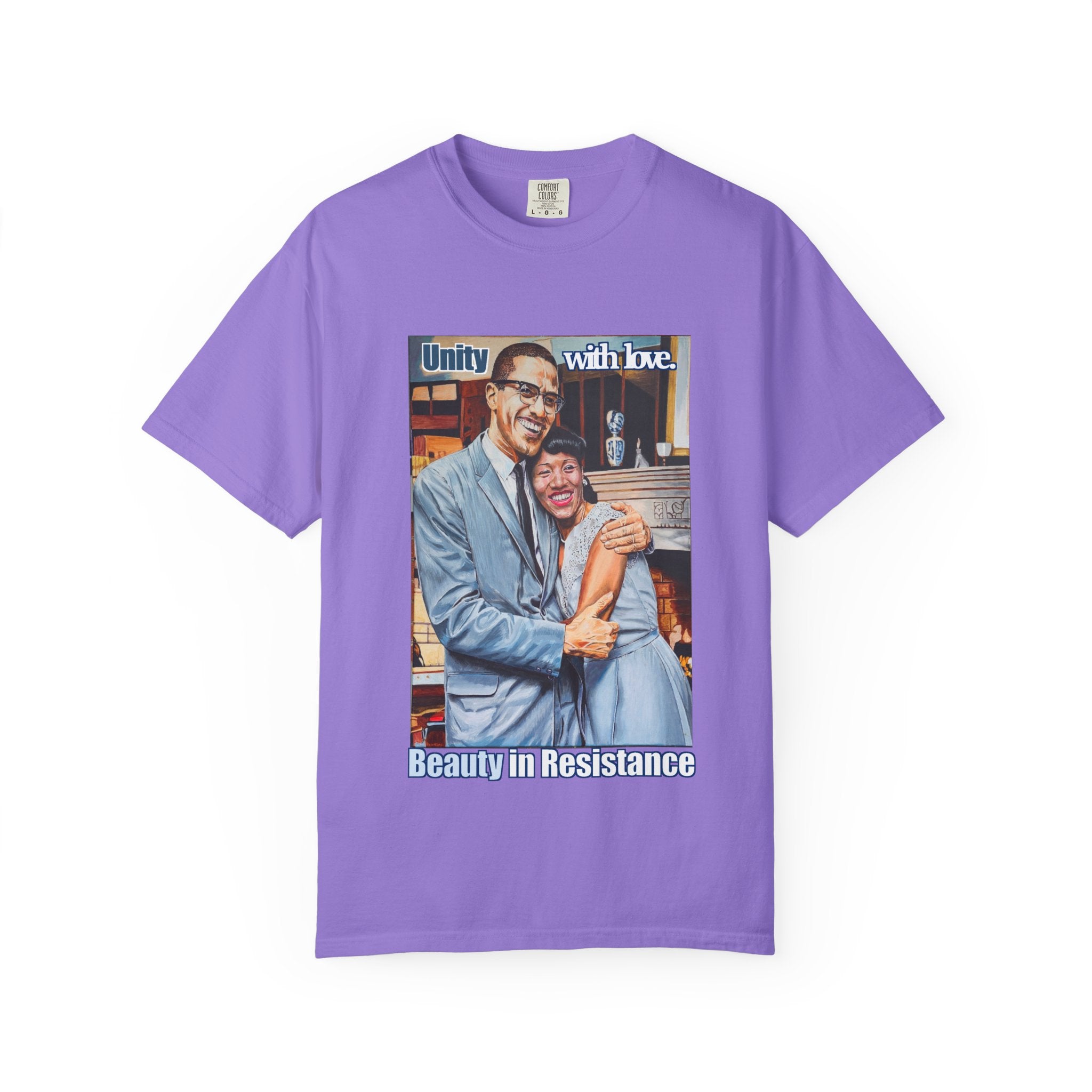 Represent like a true power couple in this Malcolm and Betty Shabazz T shirt