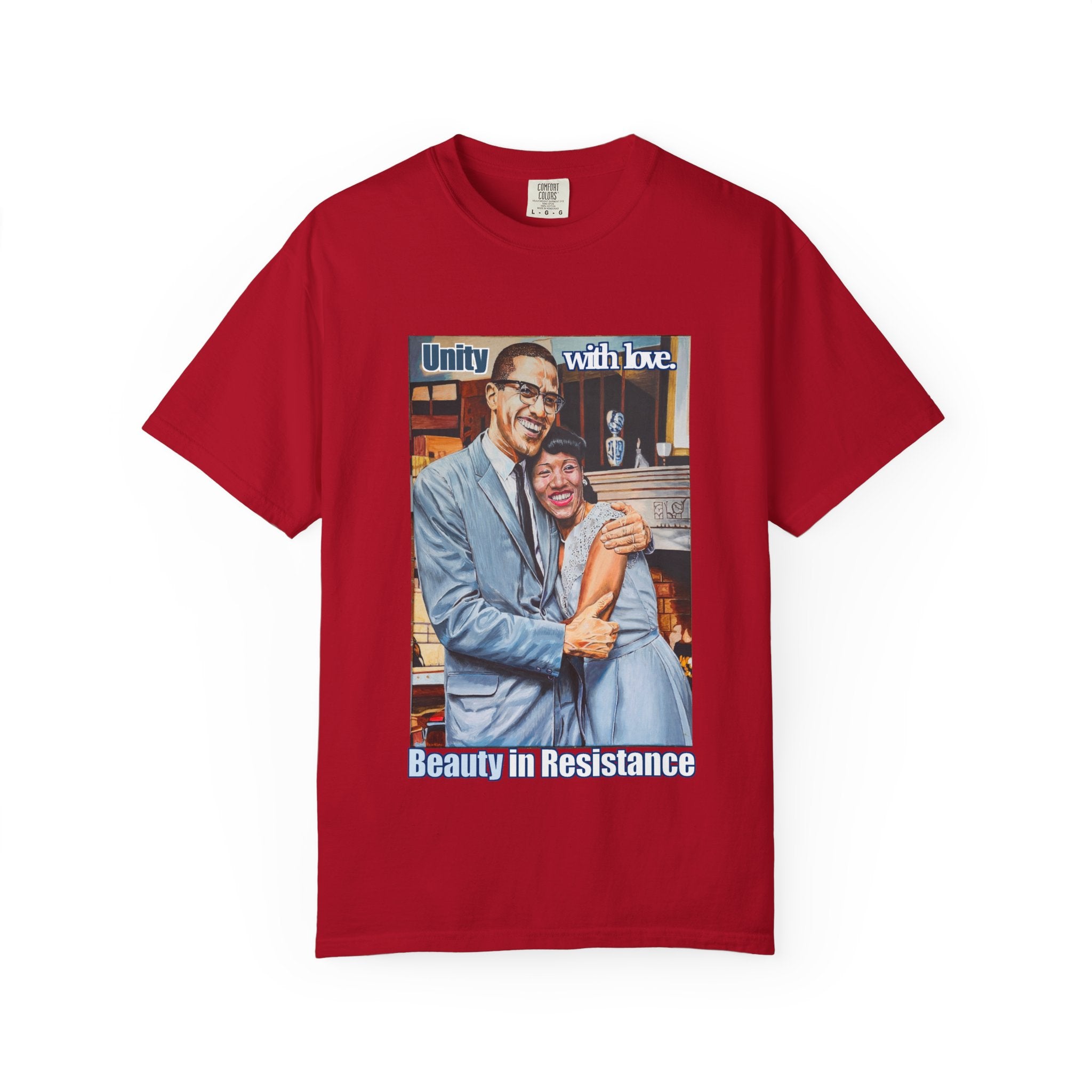 Represent like a true power couple in this Malcolm and Betty Shabazz T shirt