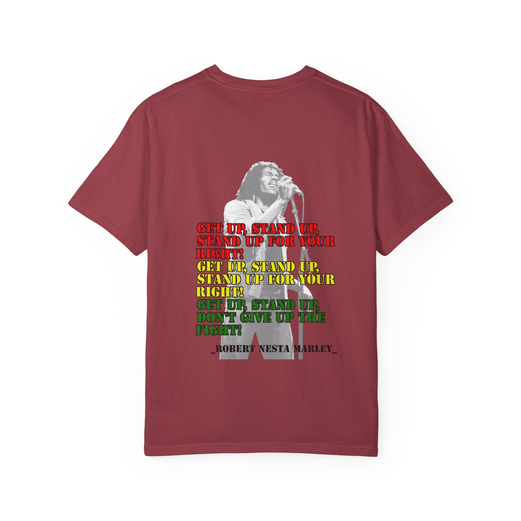 Get up Stand up! with this Bob Nesta Marley T-shirt