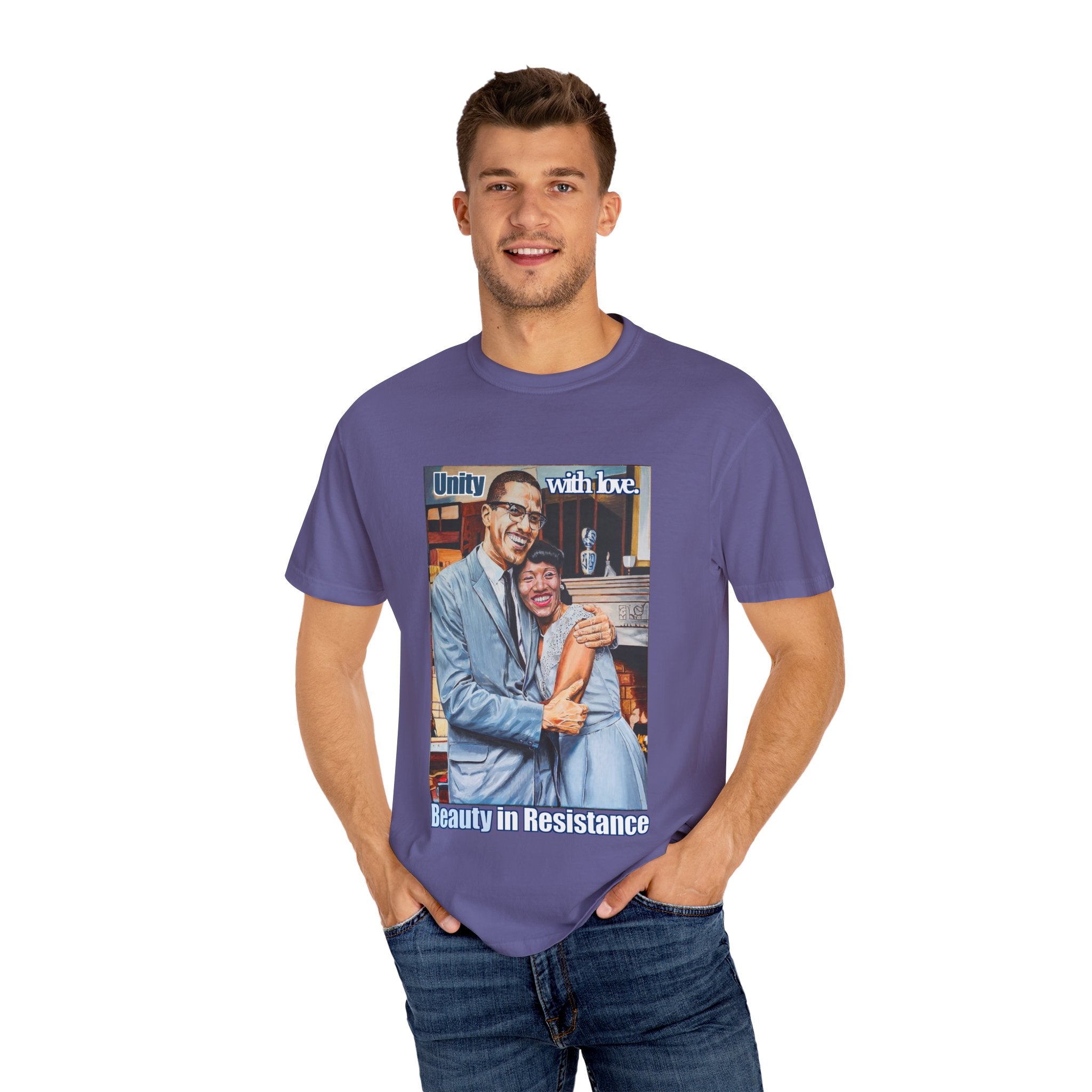 Represent like a true power couple in this Malcolm and Betty Shabazz T shirt