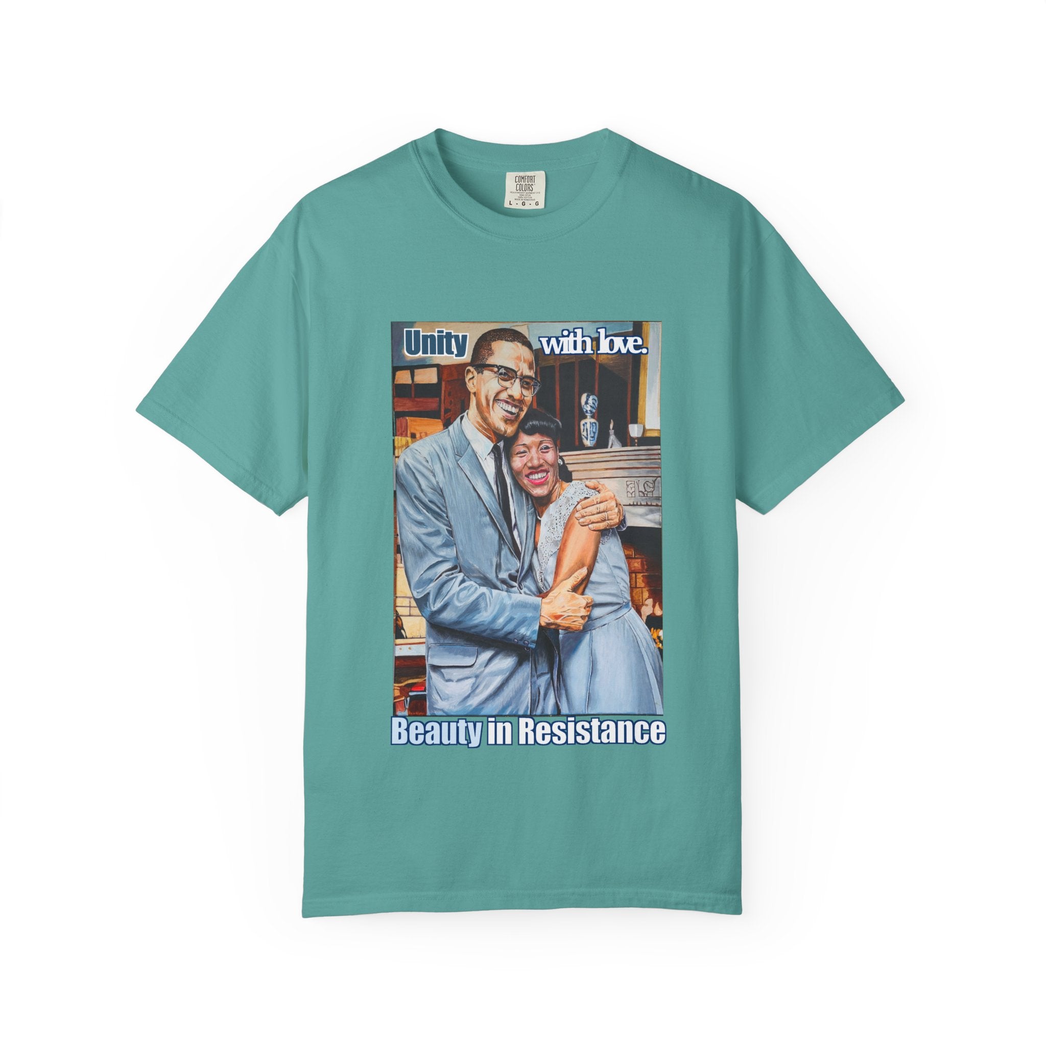 Represent like a true power couple in this Malcolm and Betty Shabazz T shirt
