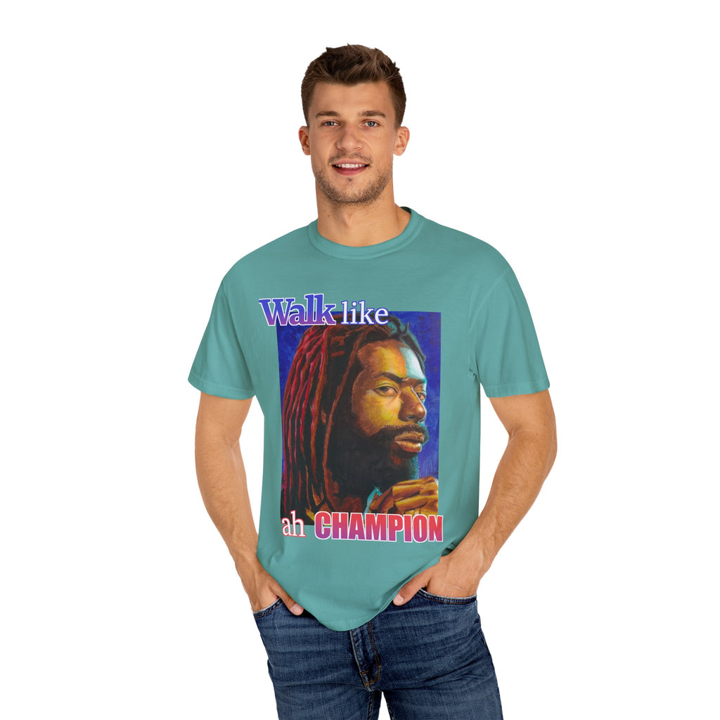 Walk like ah Champion with this Buju Banton T Shirt