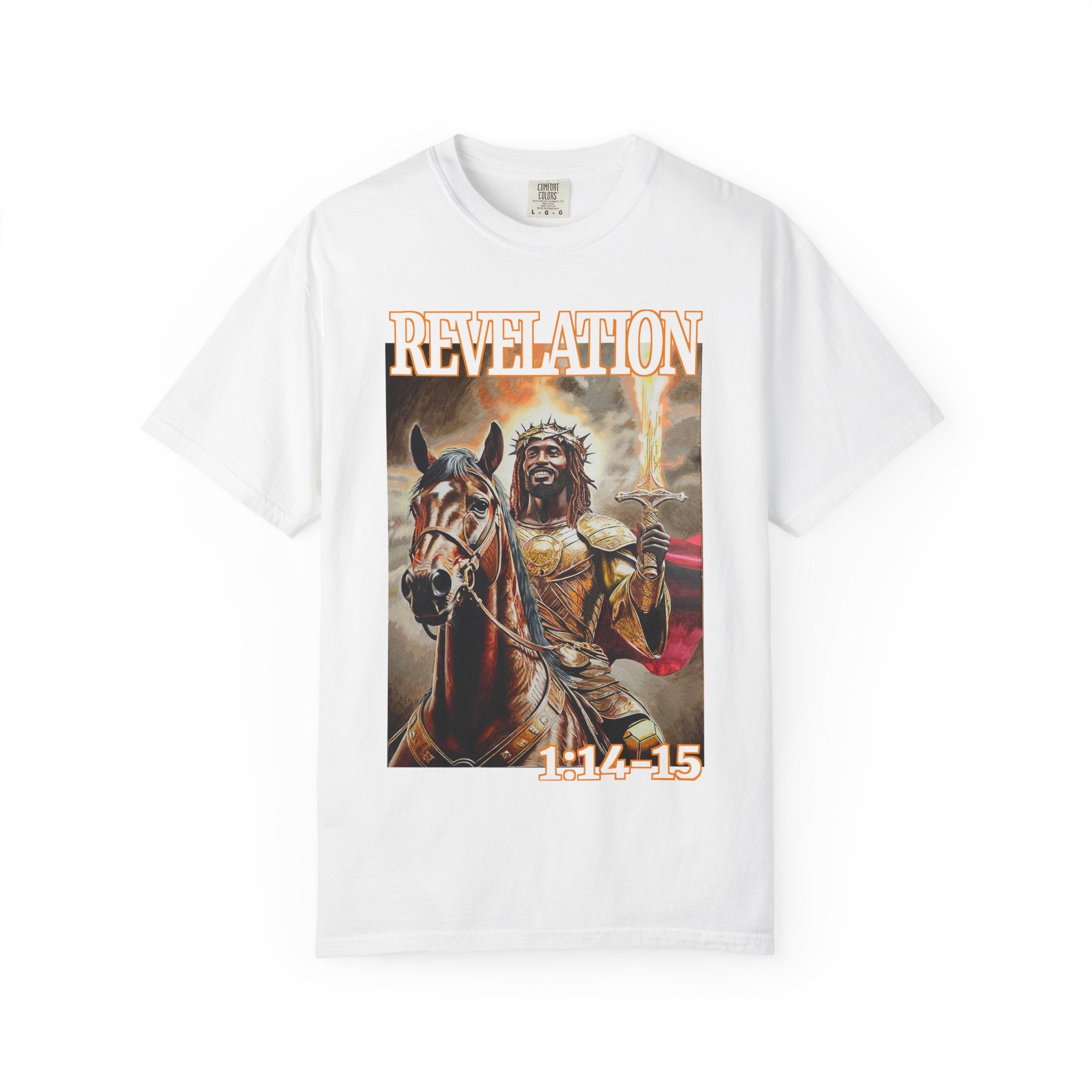 Celebrate the life and resurrection of Jesus Christ when wearing this T shirt