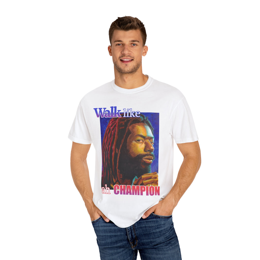 Walk like ah Champion with this Buju Banton T Shirt