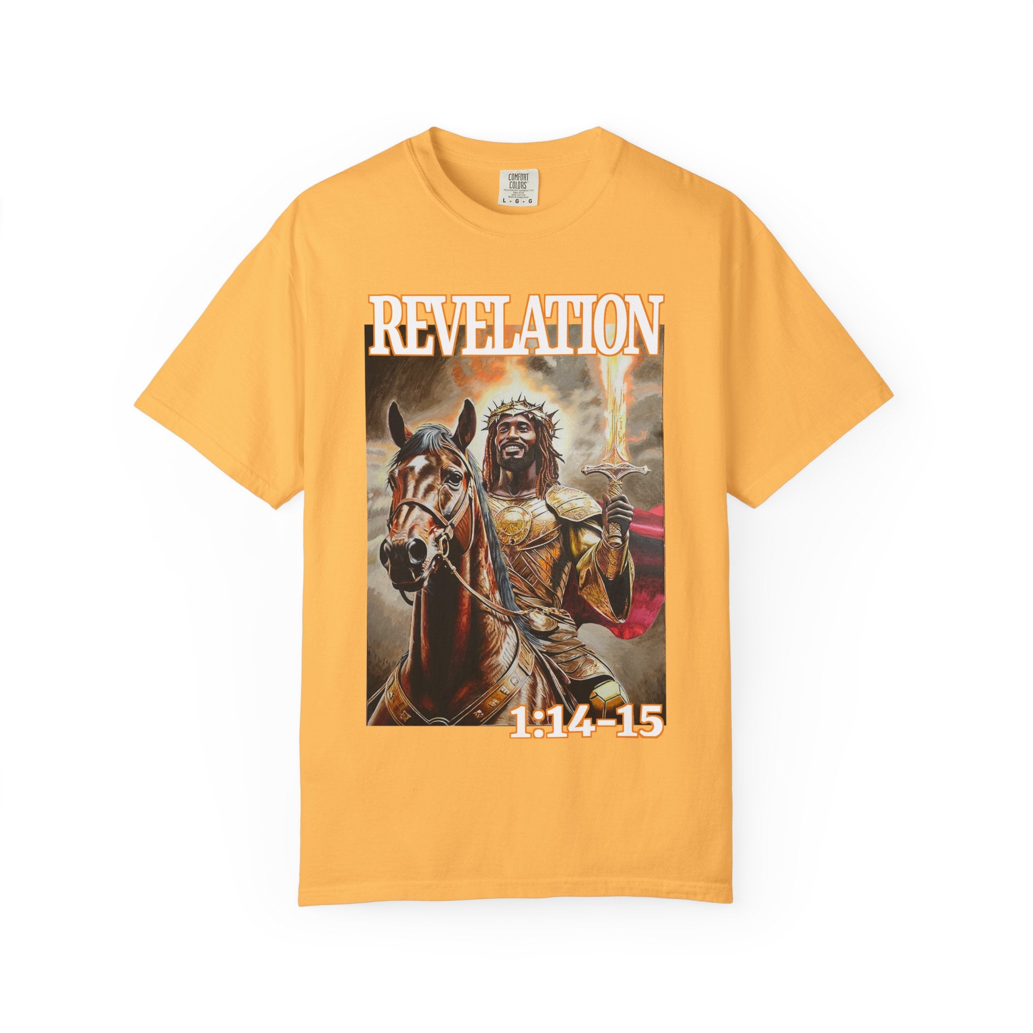 Celebrate the life and resurrection of Jesus Christ when wearing this T shirt