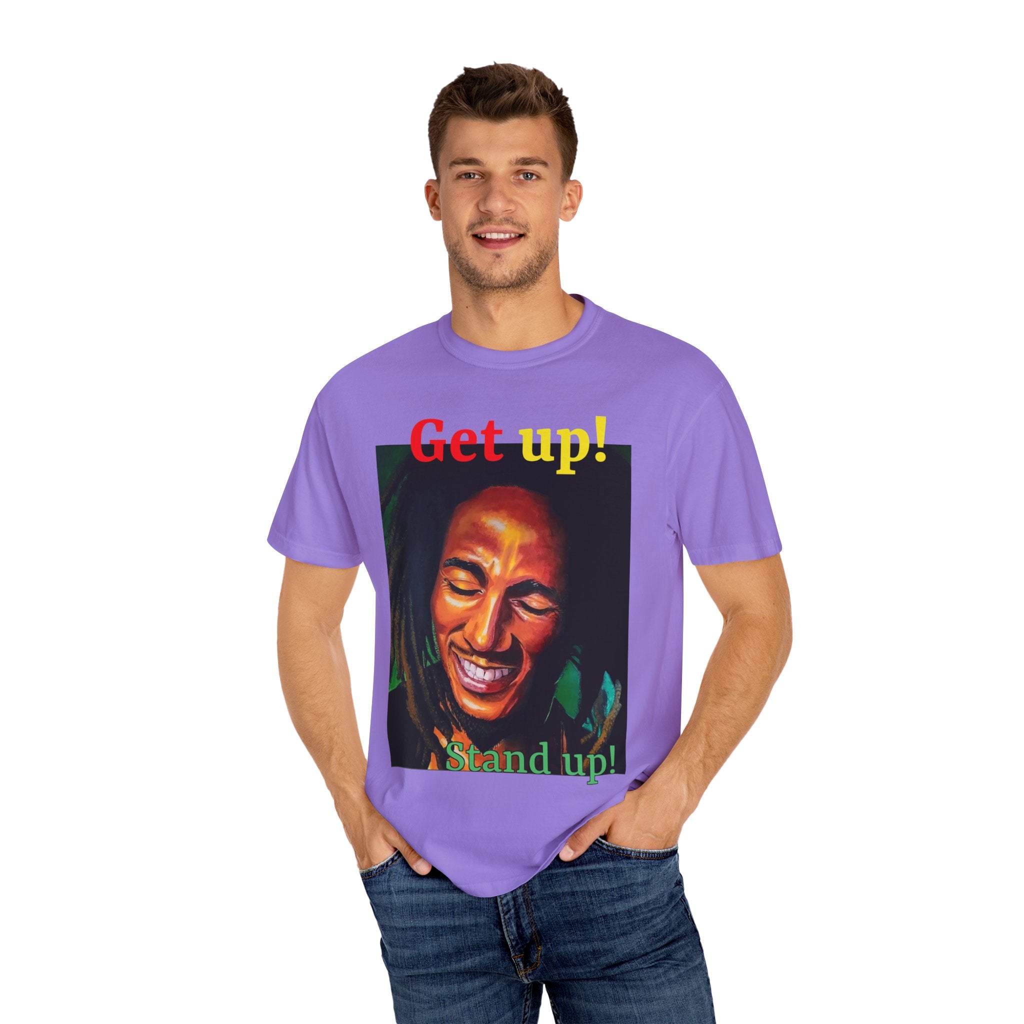 Get up Stand up! with this Bob Nesta Marley T-shirt