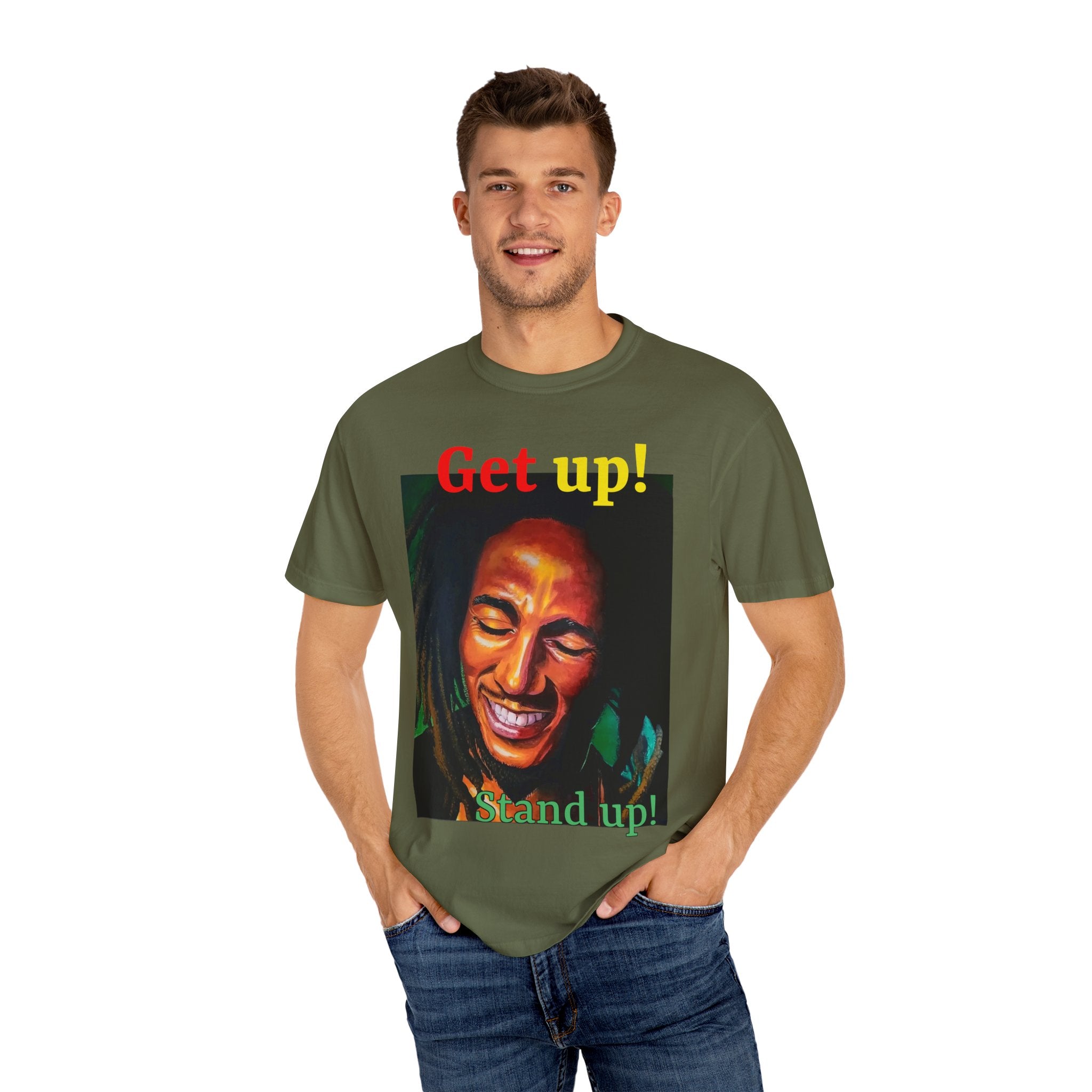 Get up Stand up! with this Bob Nesta Marley T-shirt