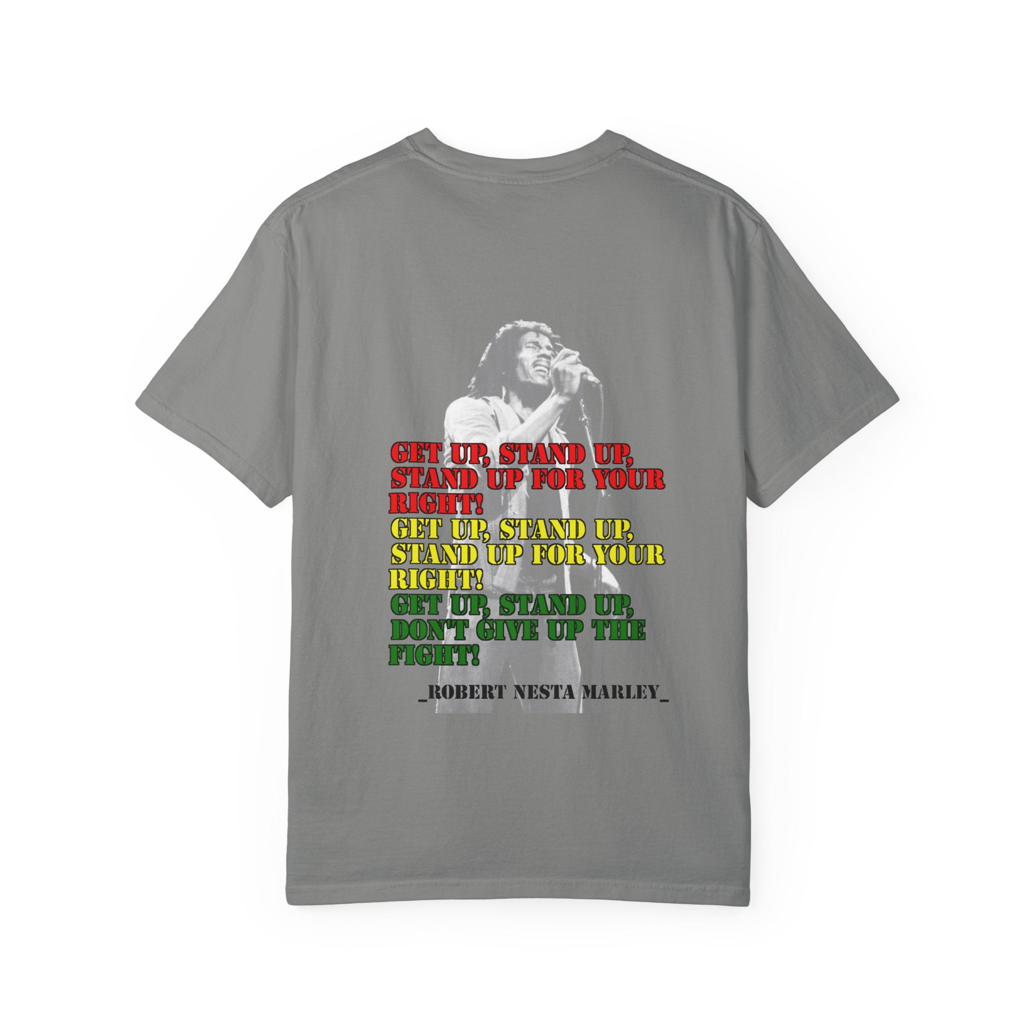 Get up Stand up! with this Bob Nesta Marley T-shirt