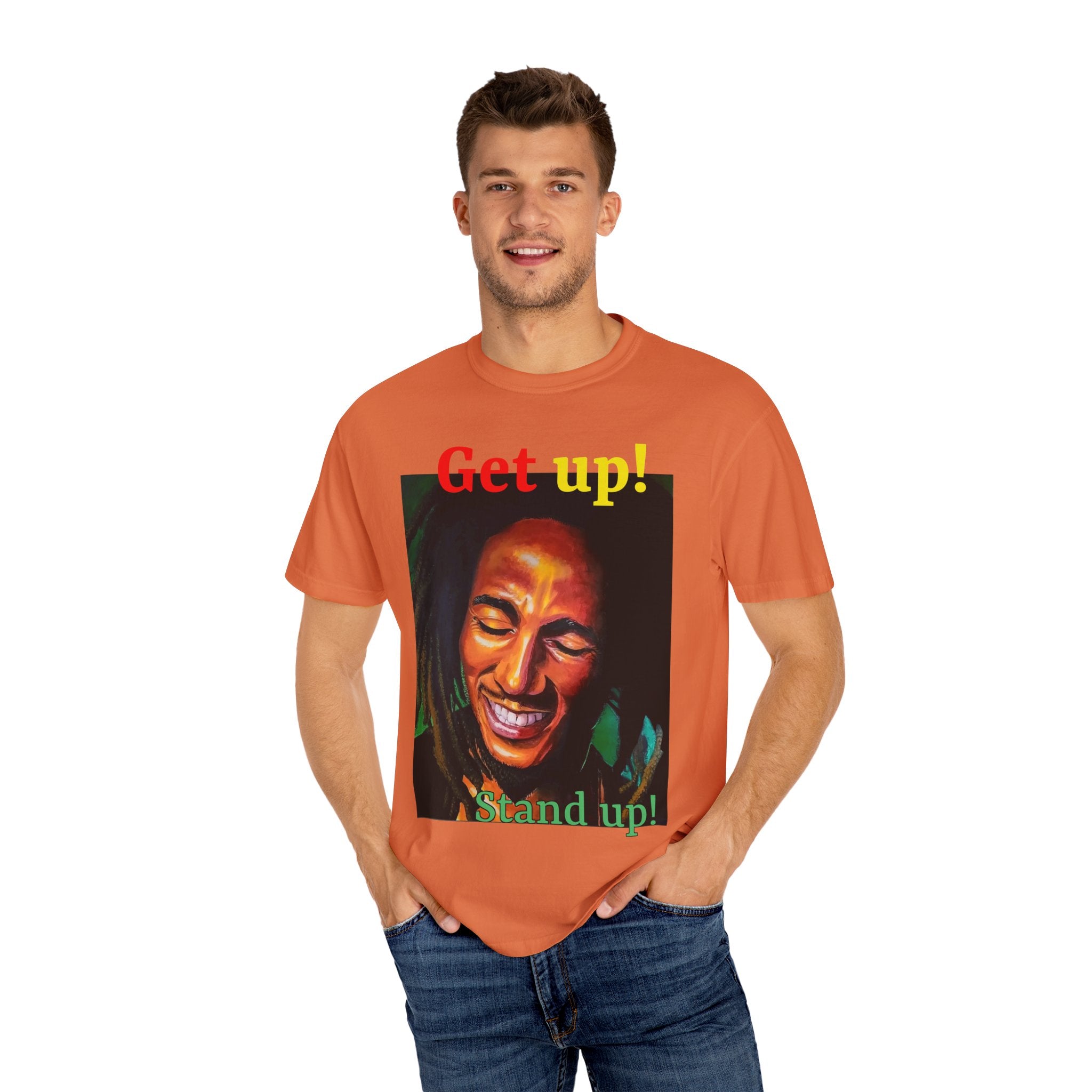 Get up Stand up! with this Bob Nesta Marley T-shirt